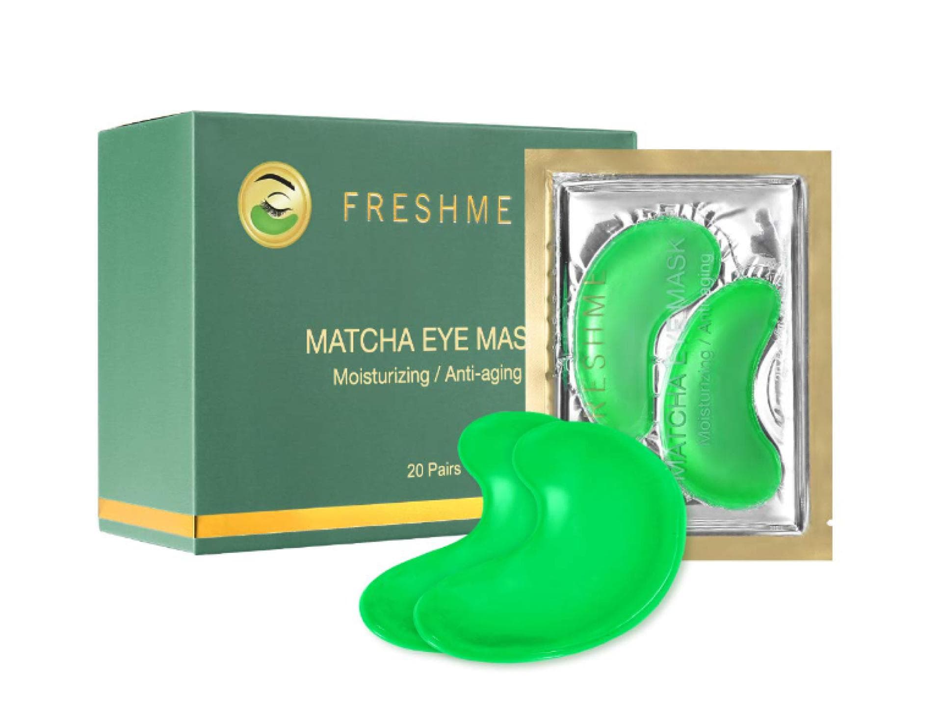 Augenpads mit Matcha FRESHME