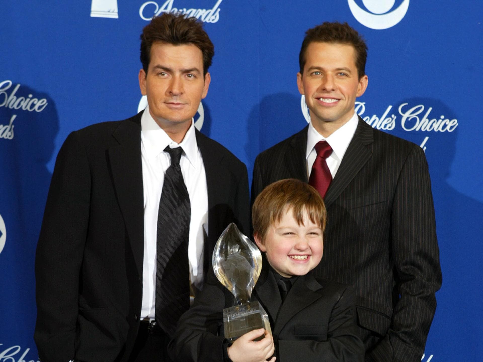 Charlie Sheen, Jon Cryer und Angus T. Jones