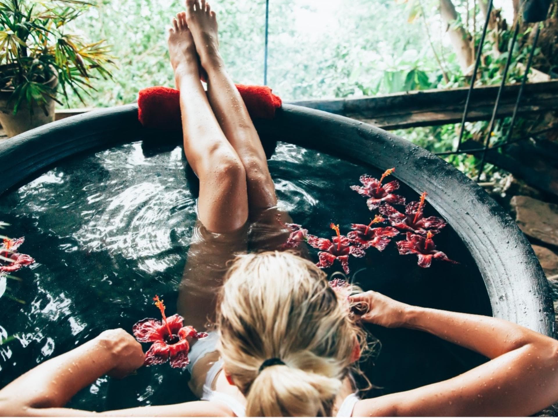 Frau im Spa 