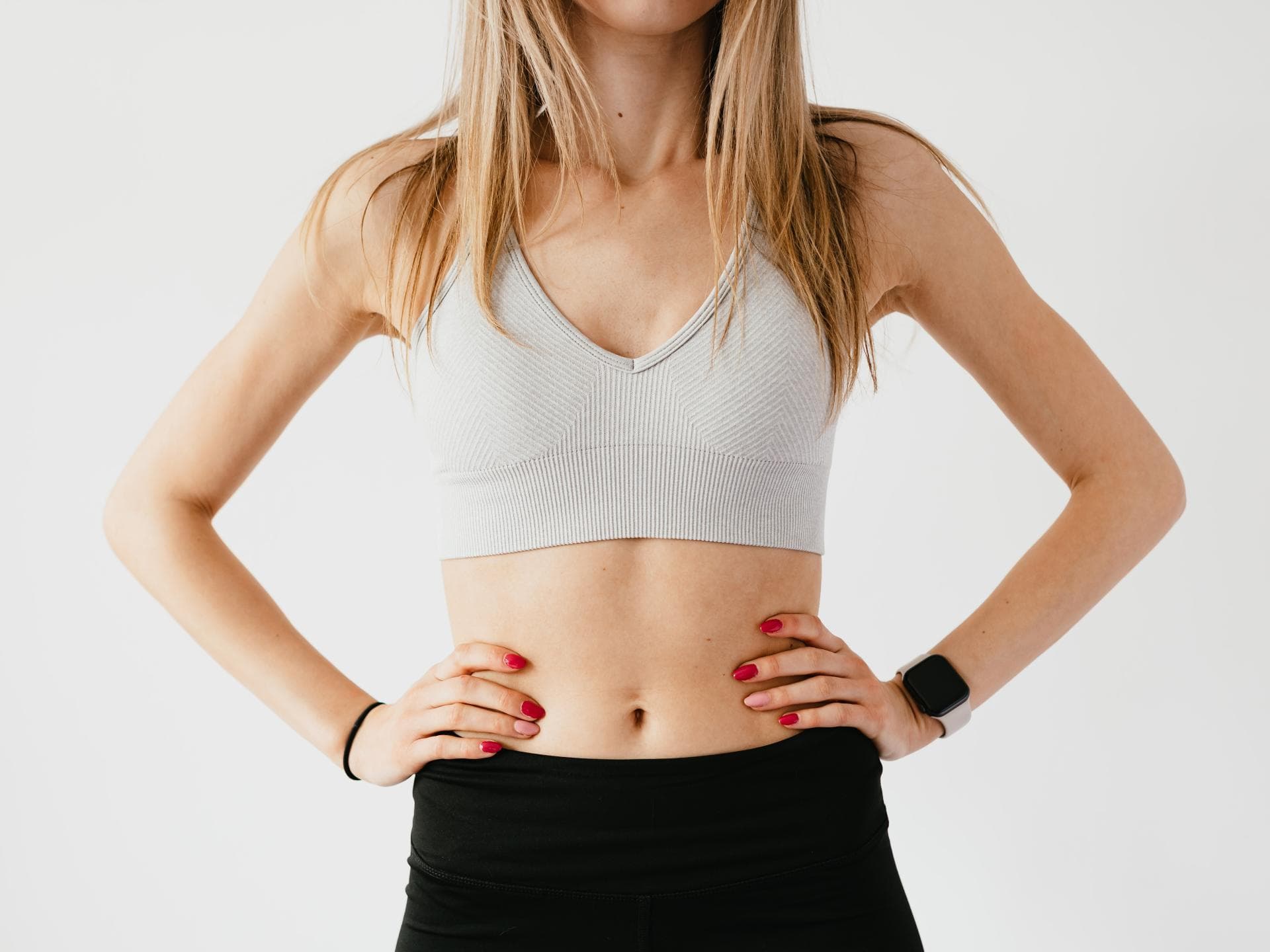 Frau Sportoutfit