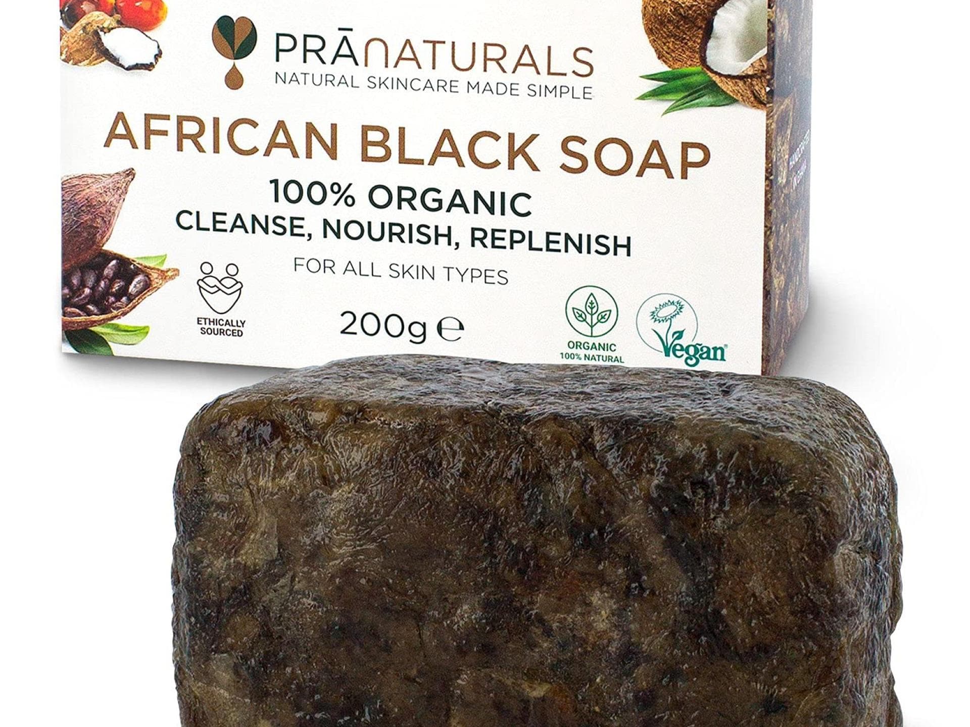 PraNaturals Schwarze Seife