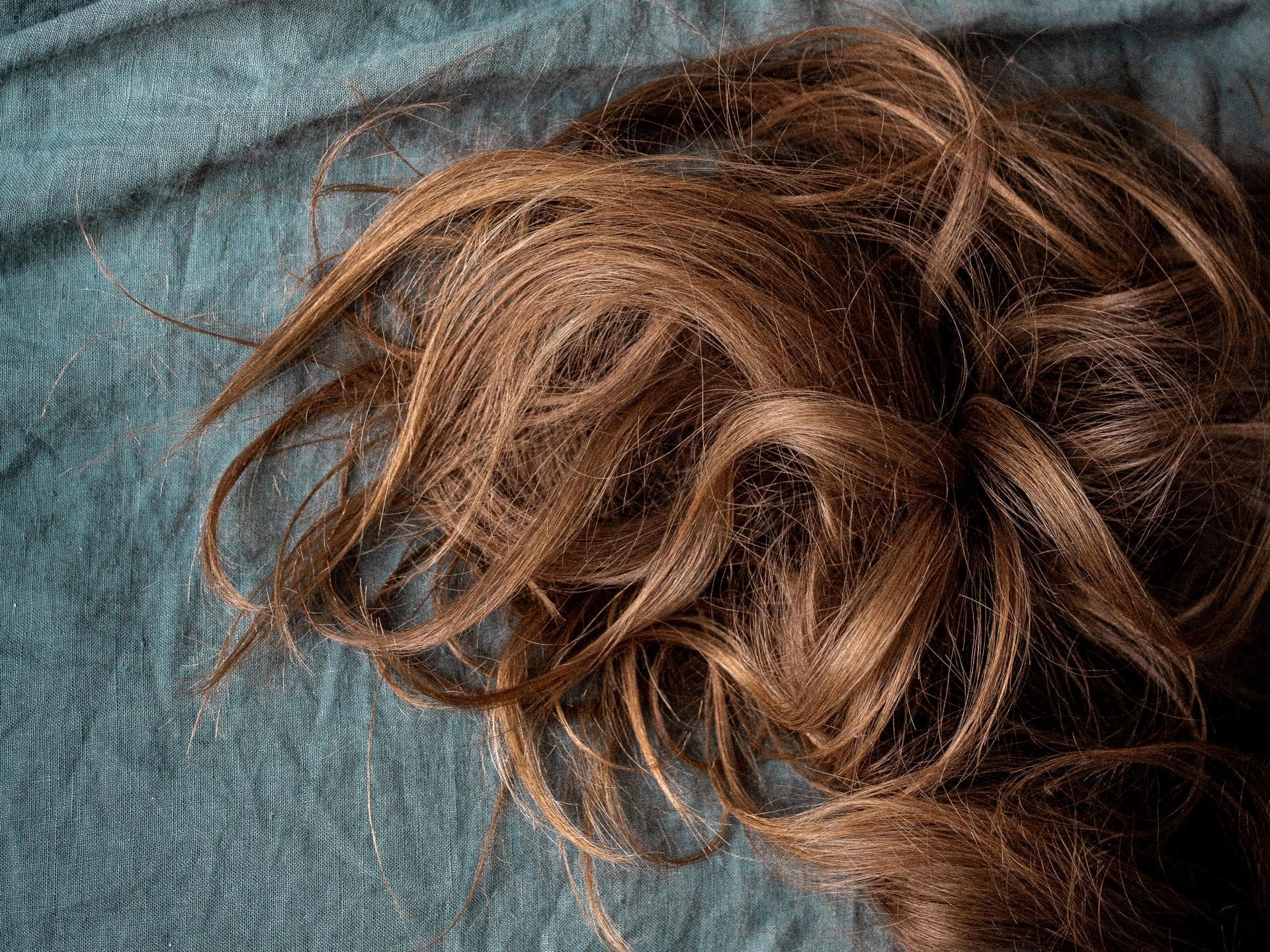 Lange braune Haare