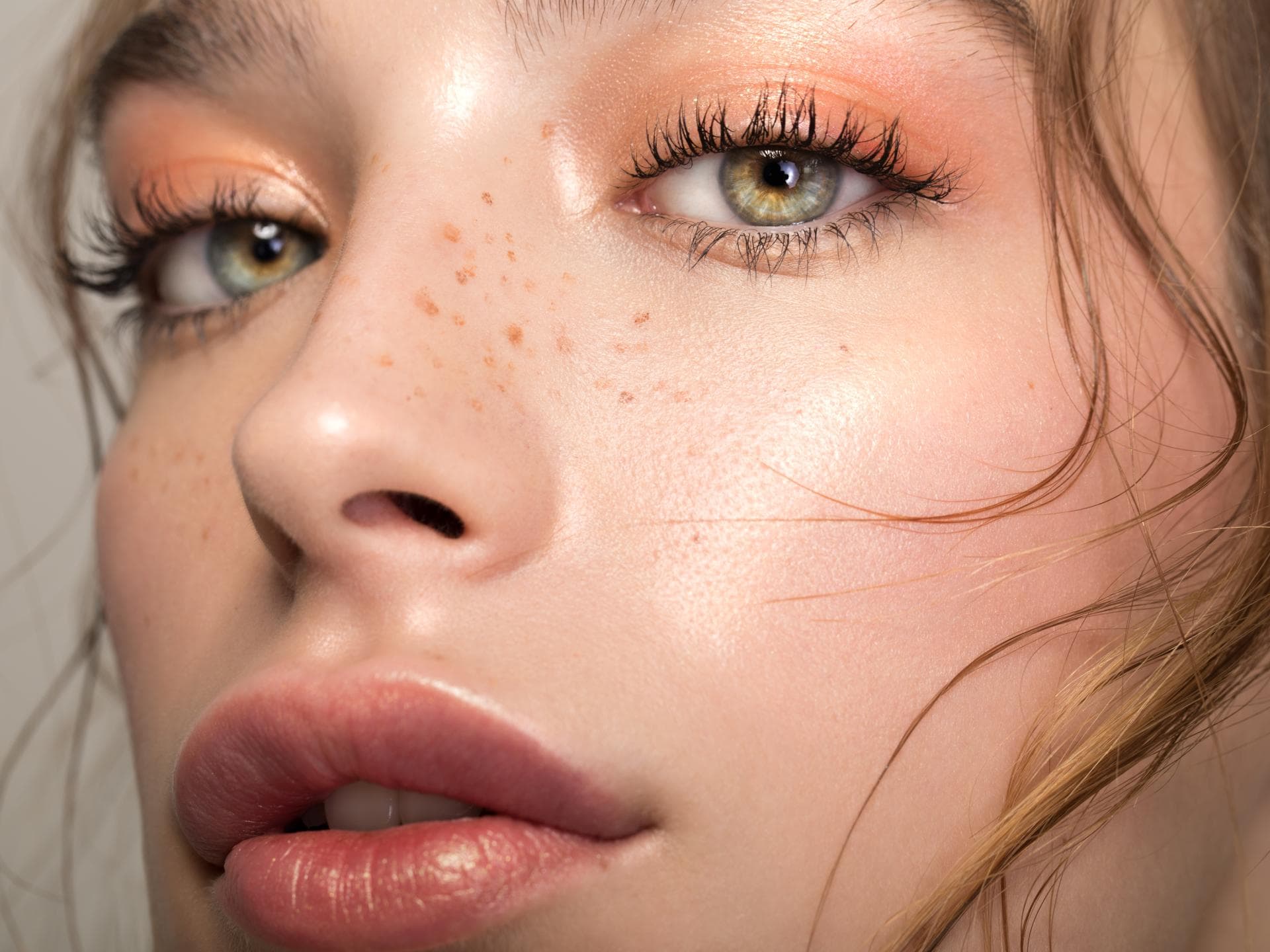 grüne Augen Make up