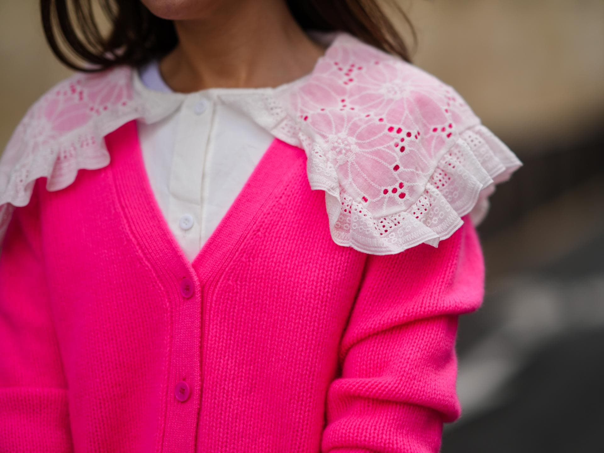 Modetrend pink und spitze