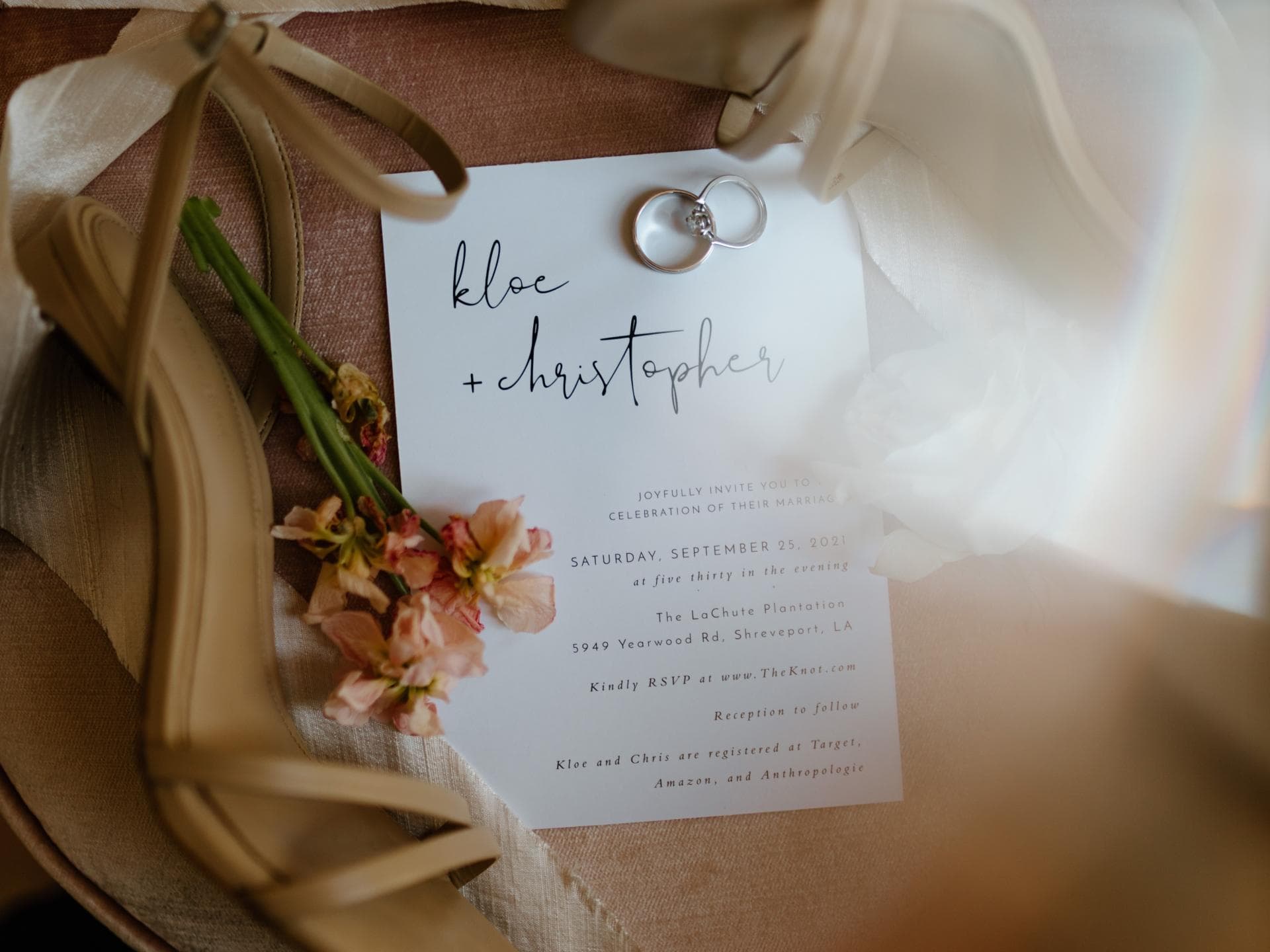 Hochzeitseinladung Namen