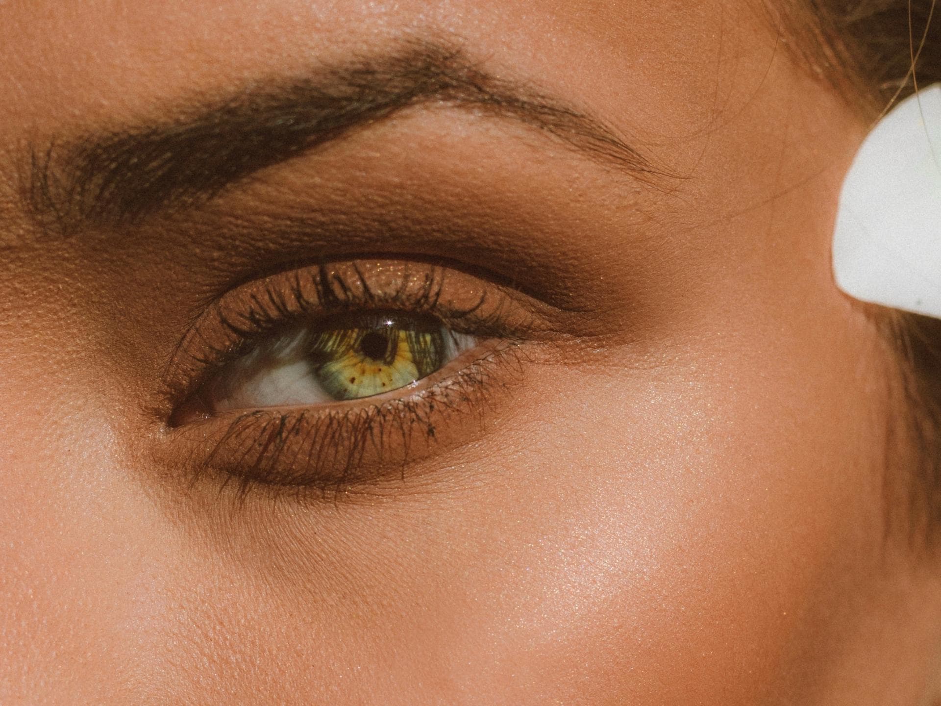 grüne Augen Frau