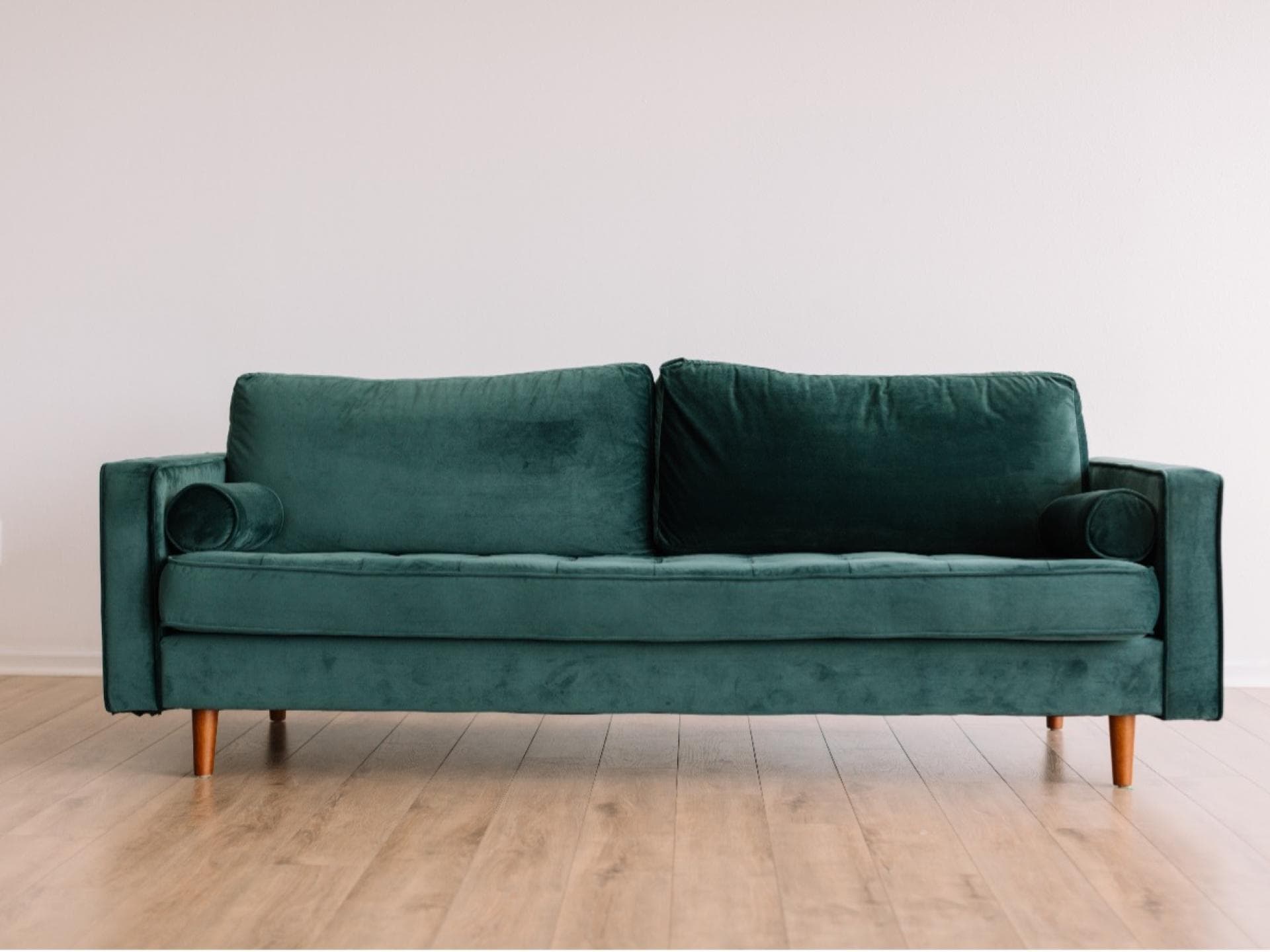 grünes Sofa 
