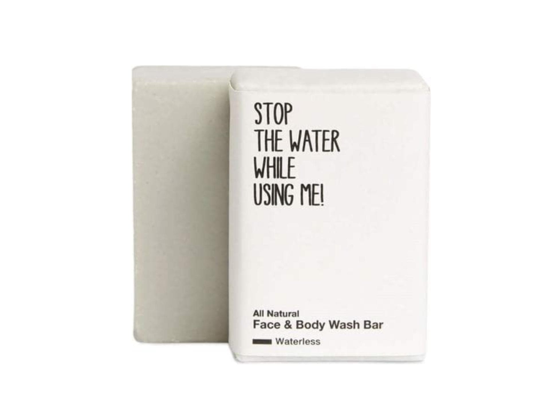 STOP THE WATER WHILE USING ME All Natural Festes Duschgel
