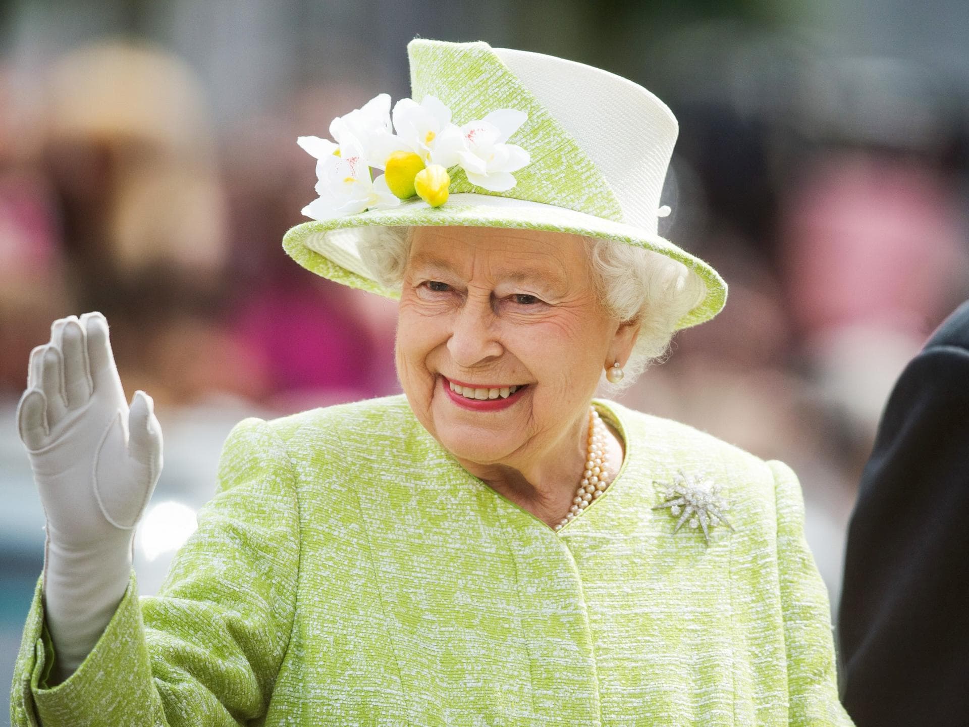 Queen lacht