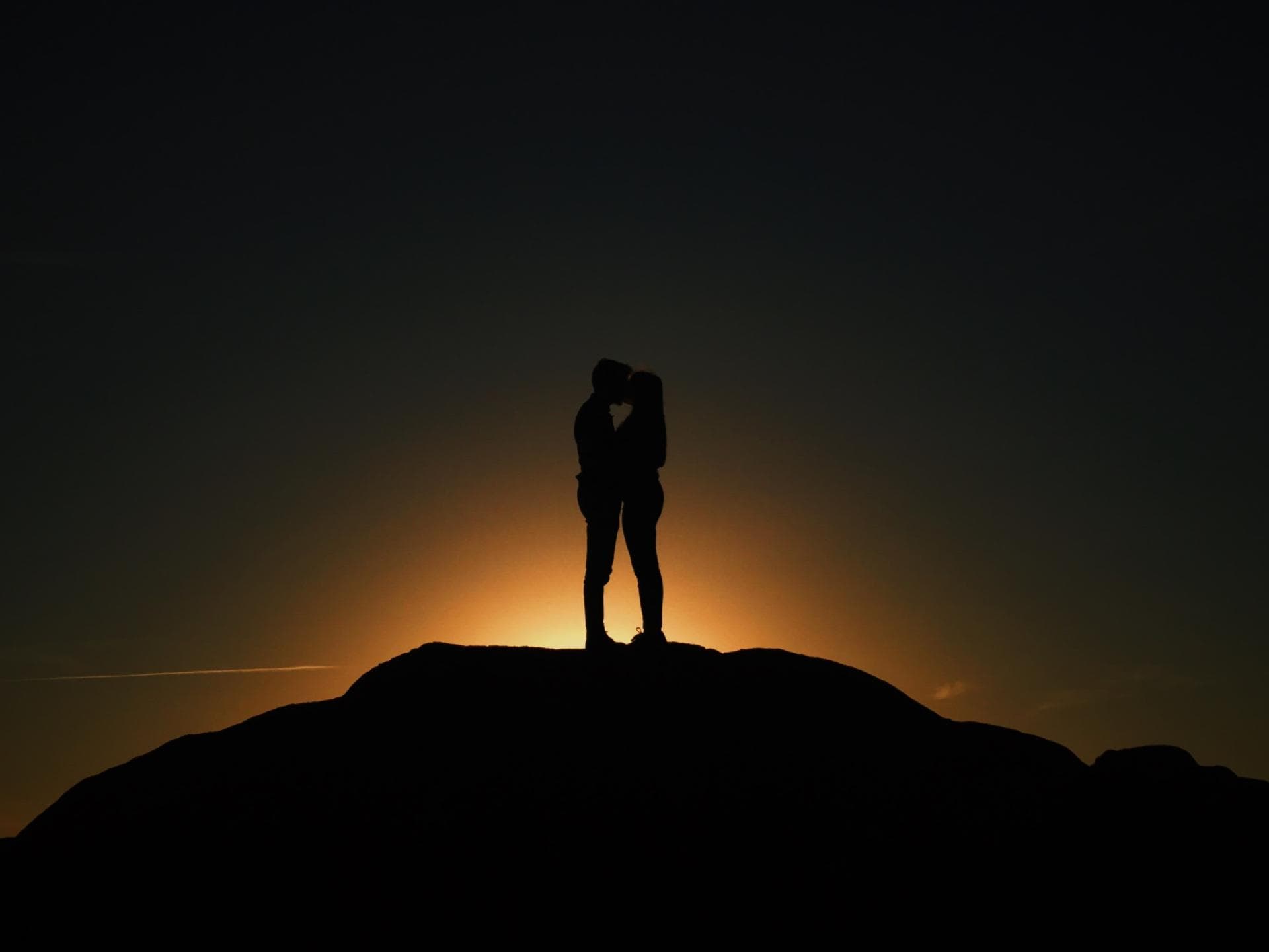 Pärchen Sonnenuntergang