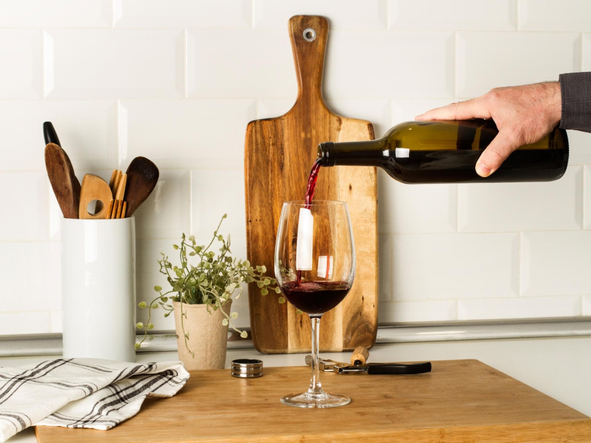 Weinreste Haushalt