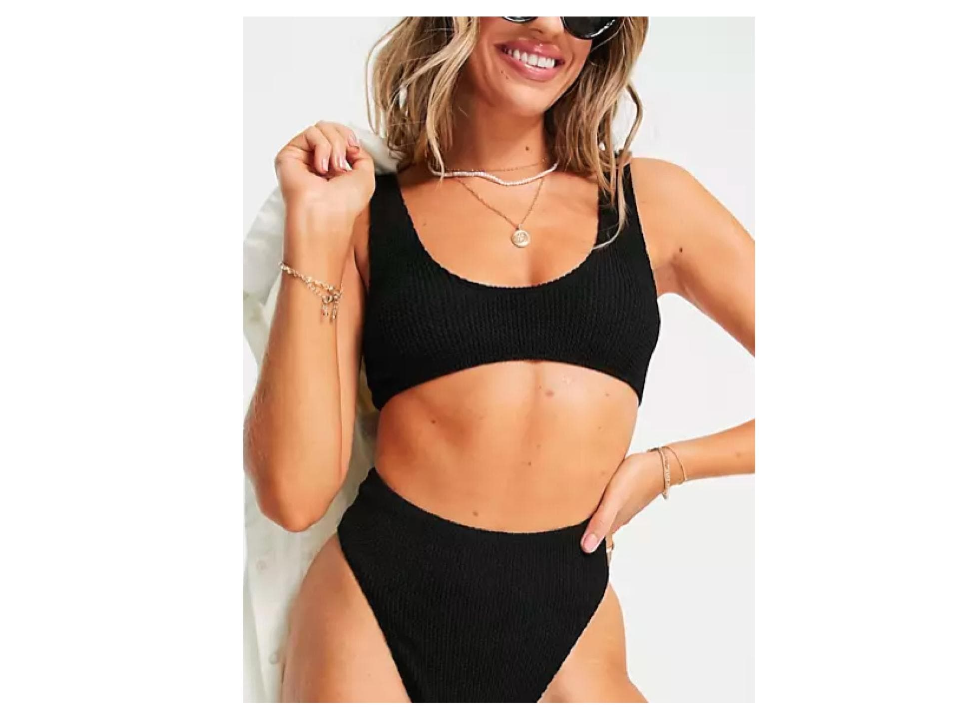 ASOS Bikini schwarz