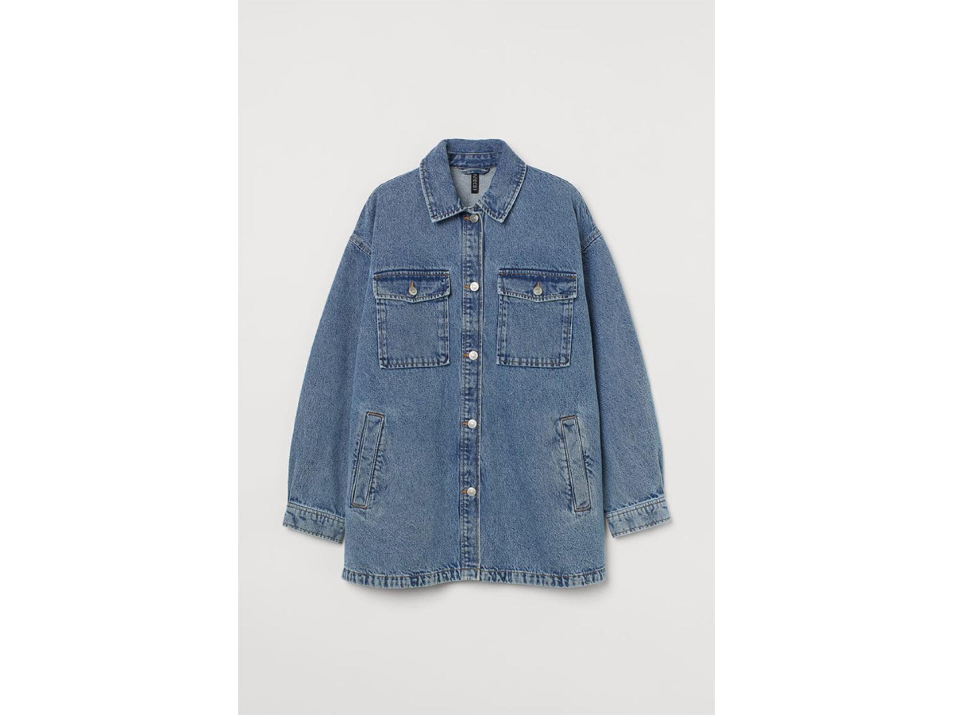 Oversized Jeansjacke