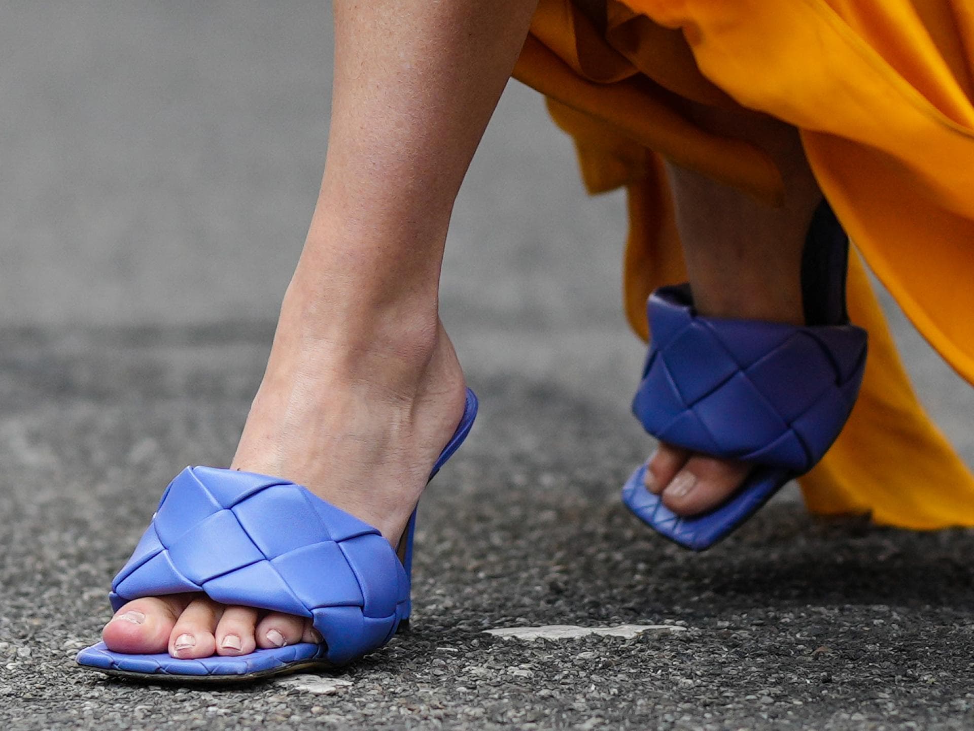 Bottega Veneta Sandalen lila