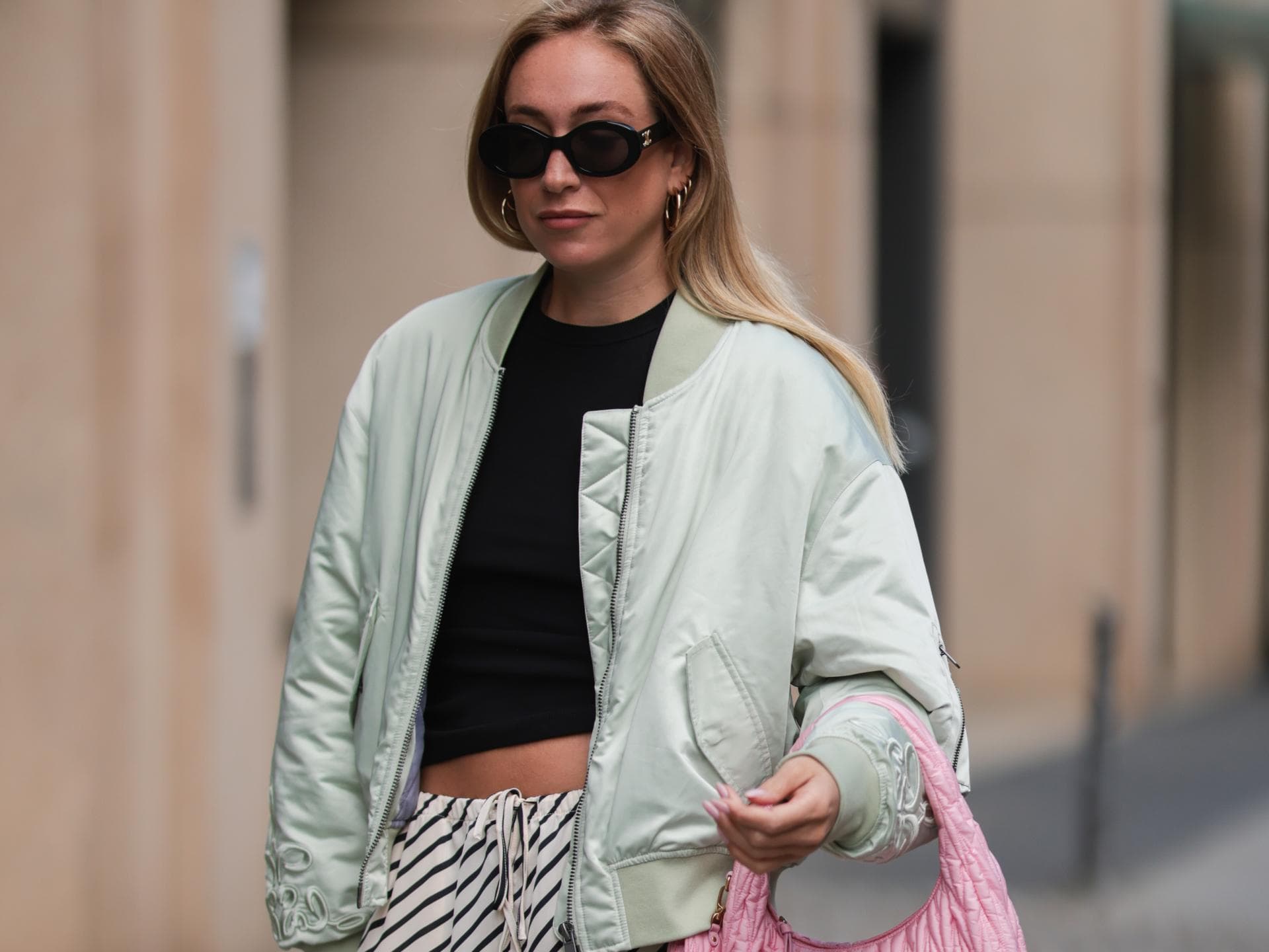 Bomberjacke mintgrün