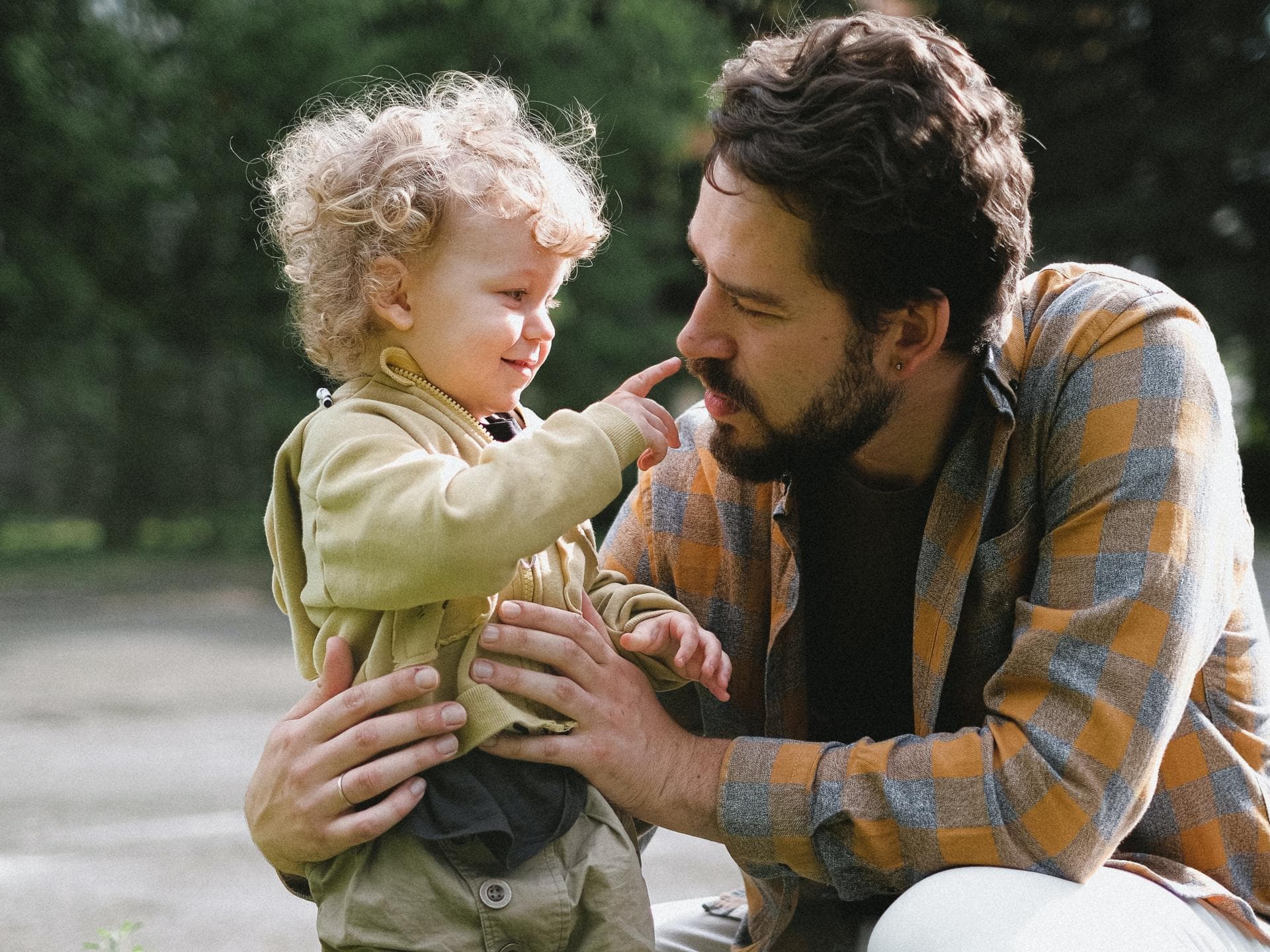 Vater und Kind