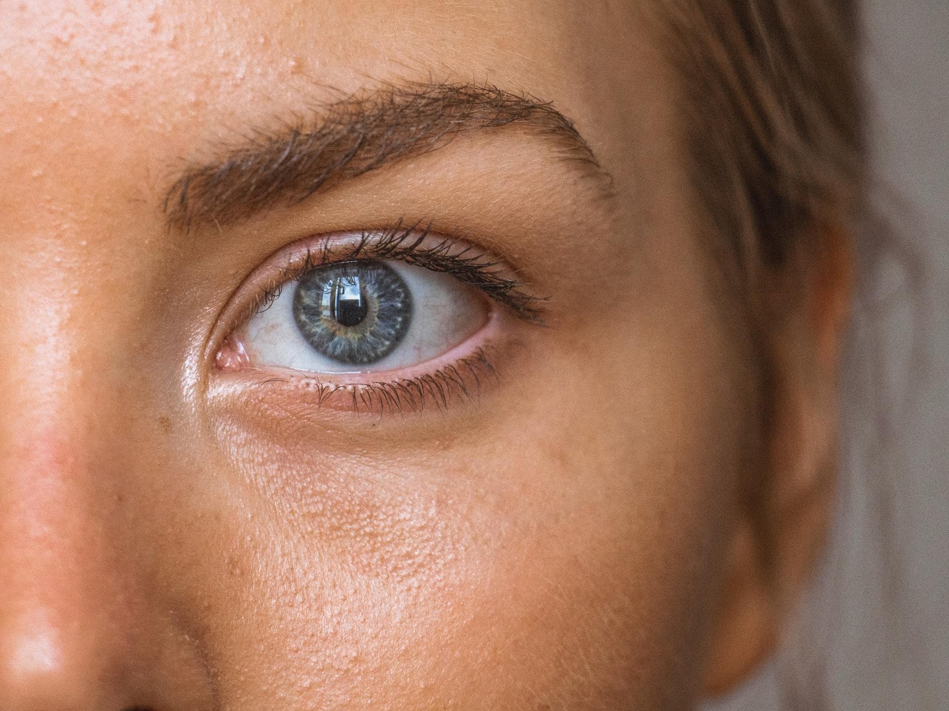 Auge einer Frau