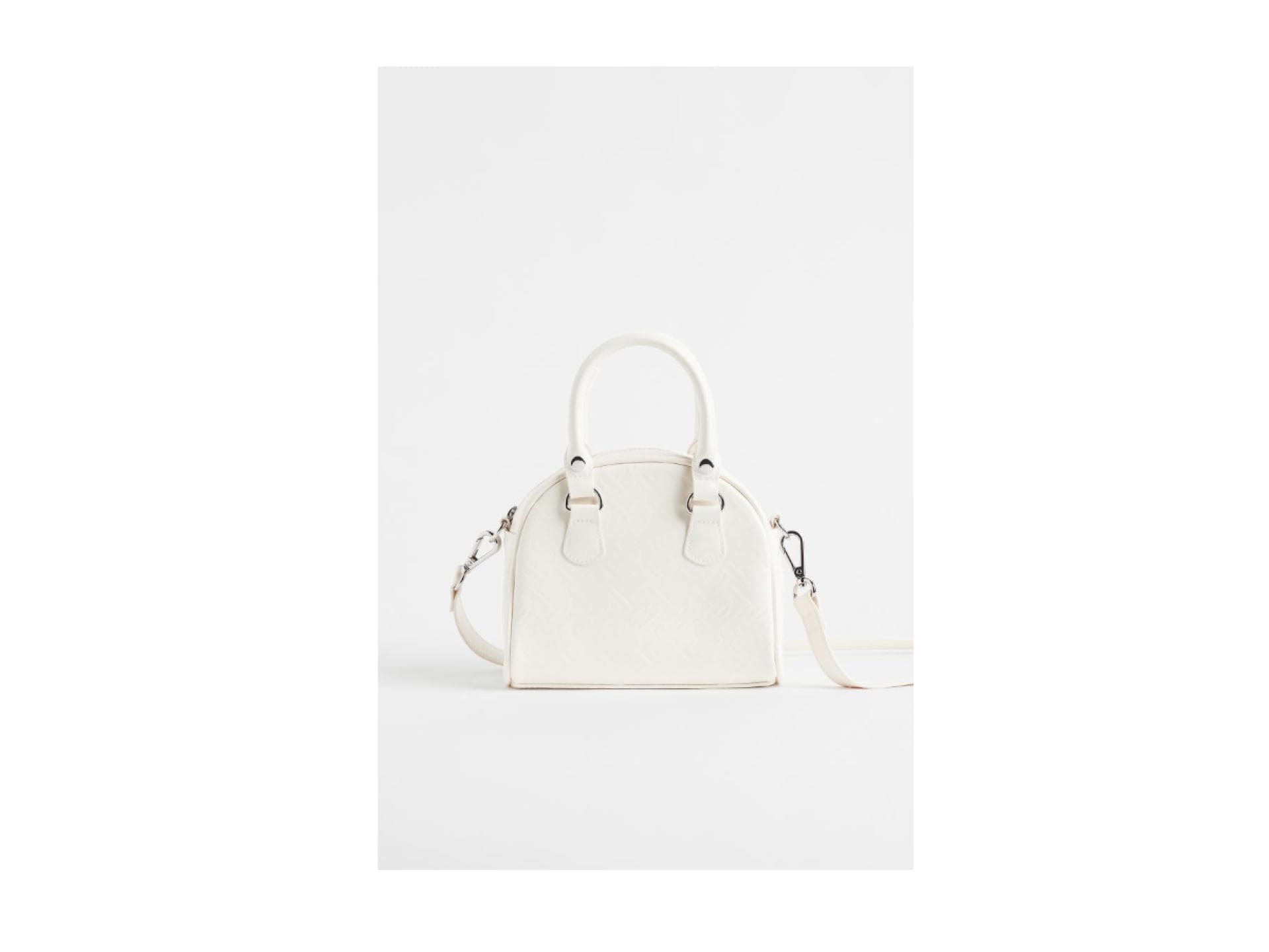 Handtasche weiß H&M