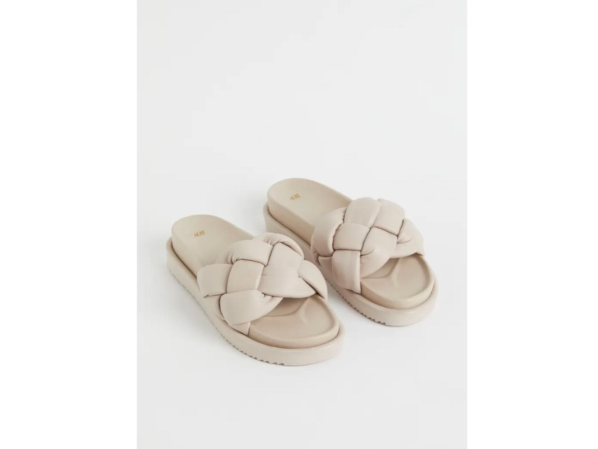 Pantoletten aus Leder H&M