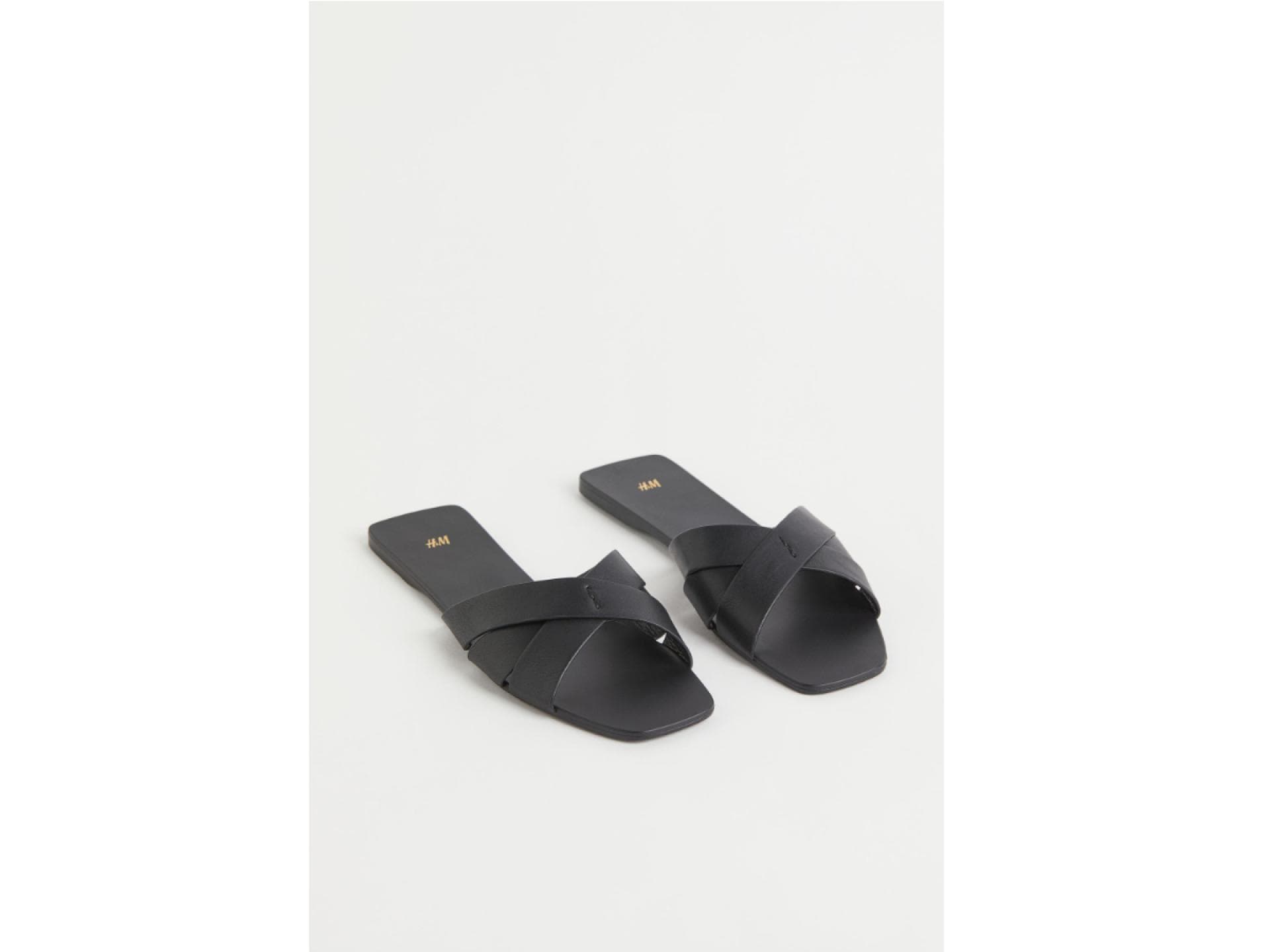 H&M Sandalen schwarz