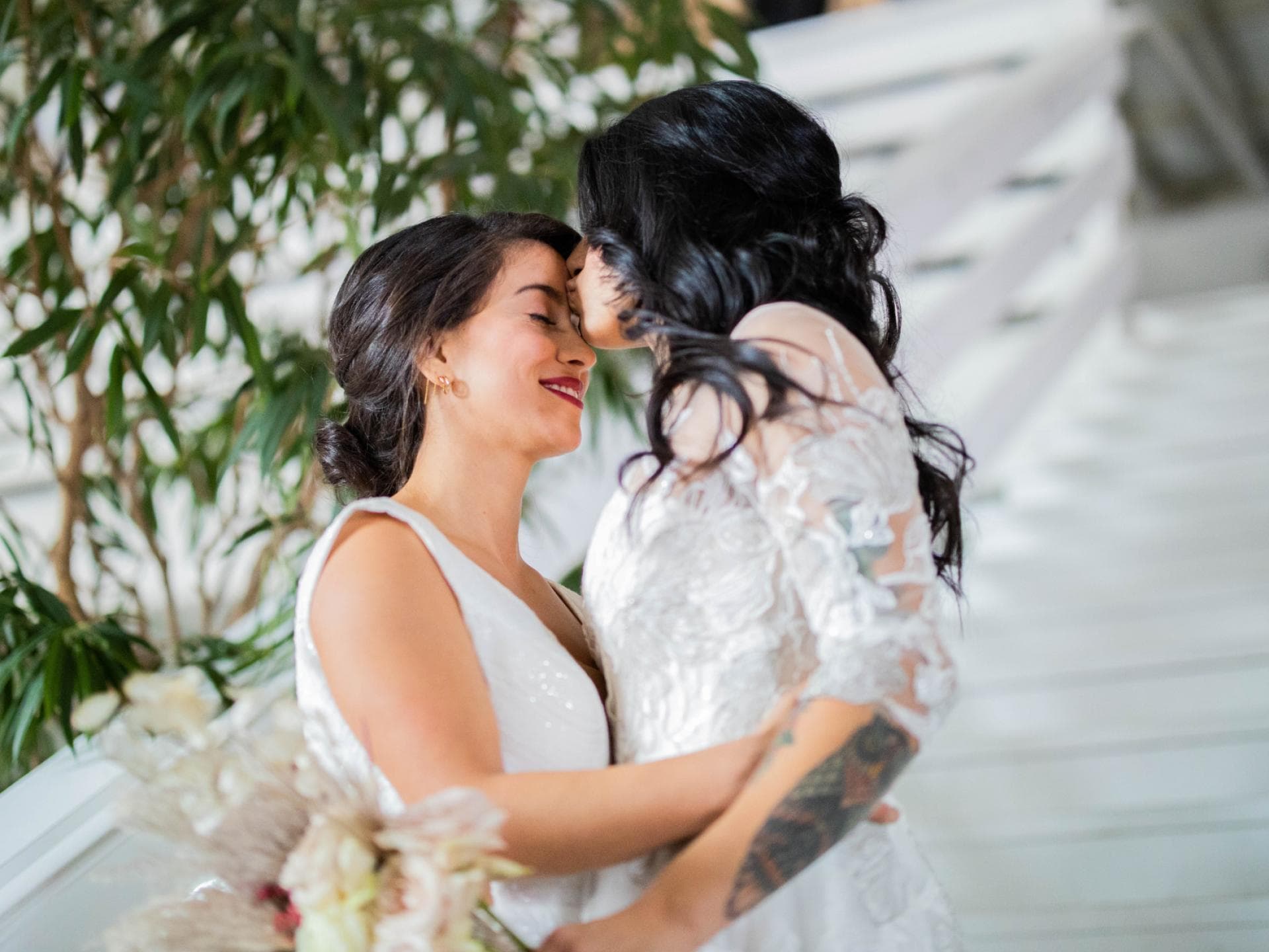 Brautpaar am Hochzeitstag
