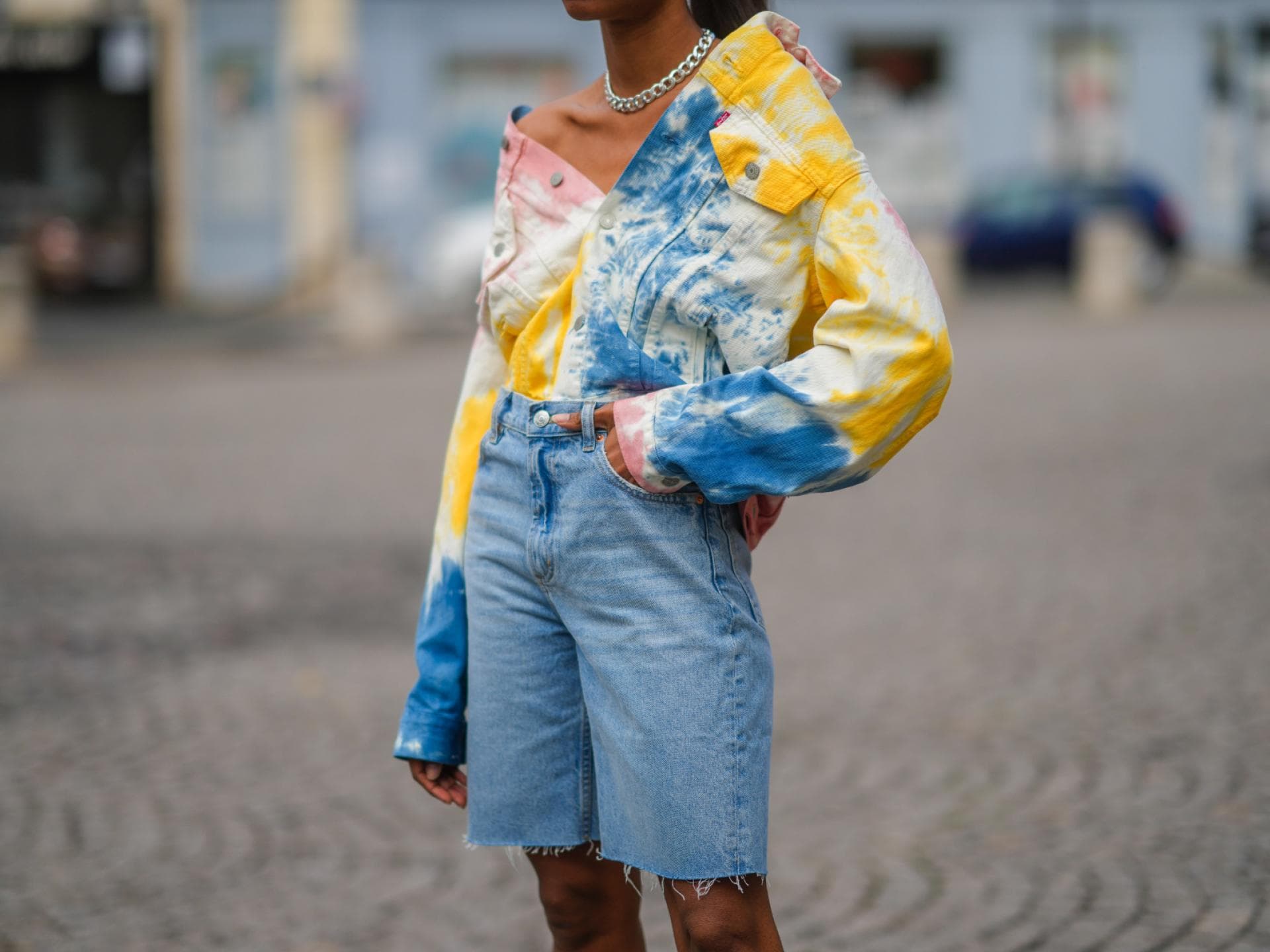 Radlershorts Denim Modetrend