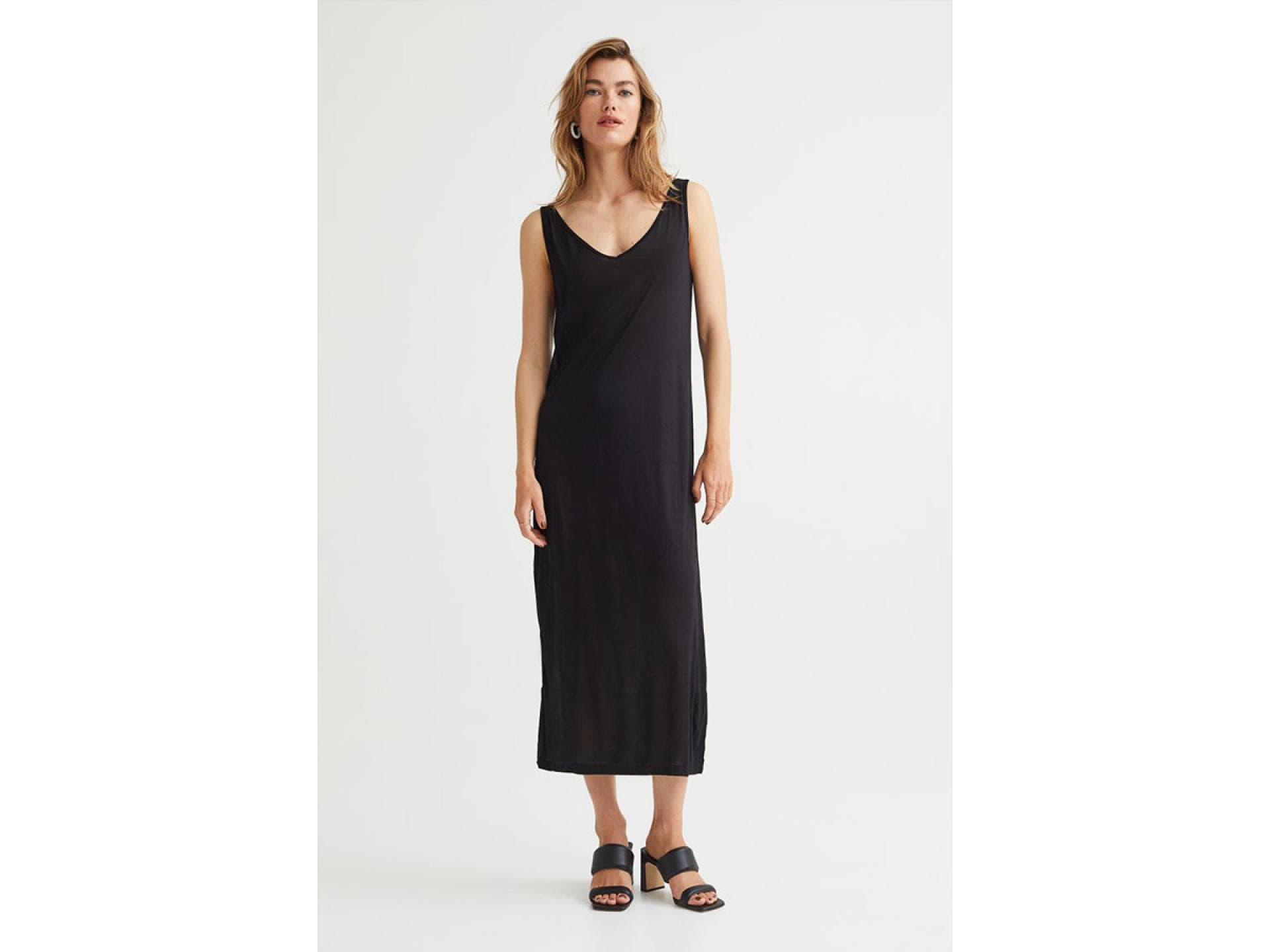 Ärmelloses Jerseykleid