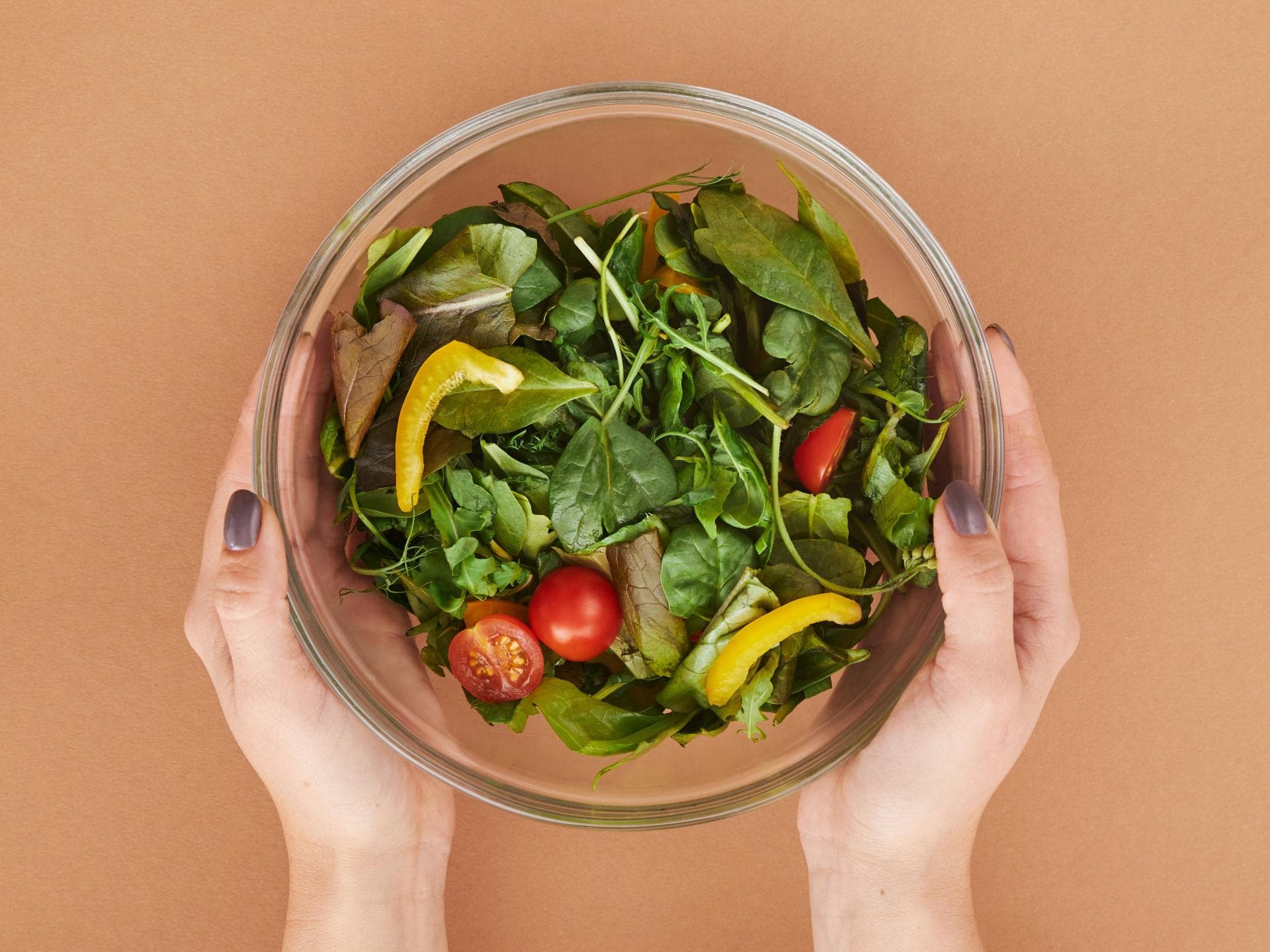 Salat mit Tomaten