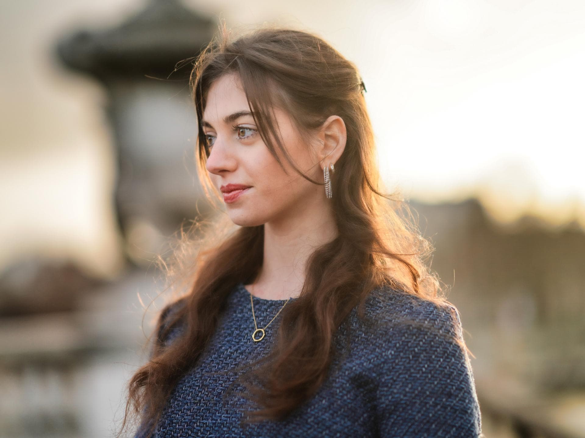 Chin Bangs Frisuren-Trend im Herbst