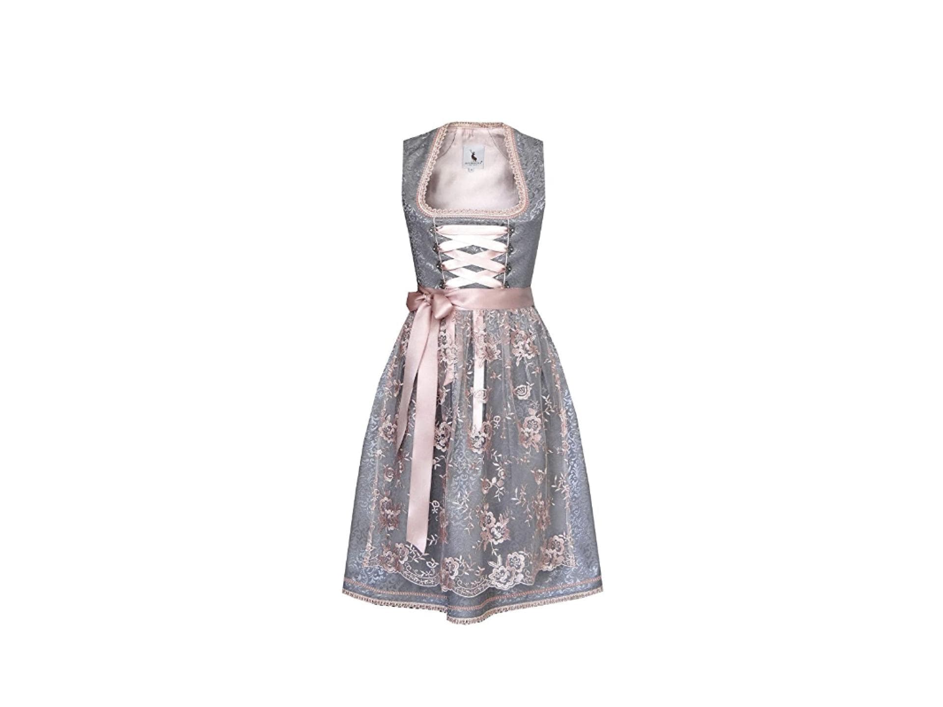 Dirndl rosa blau