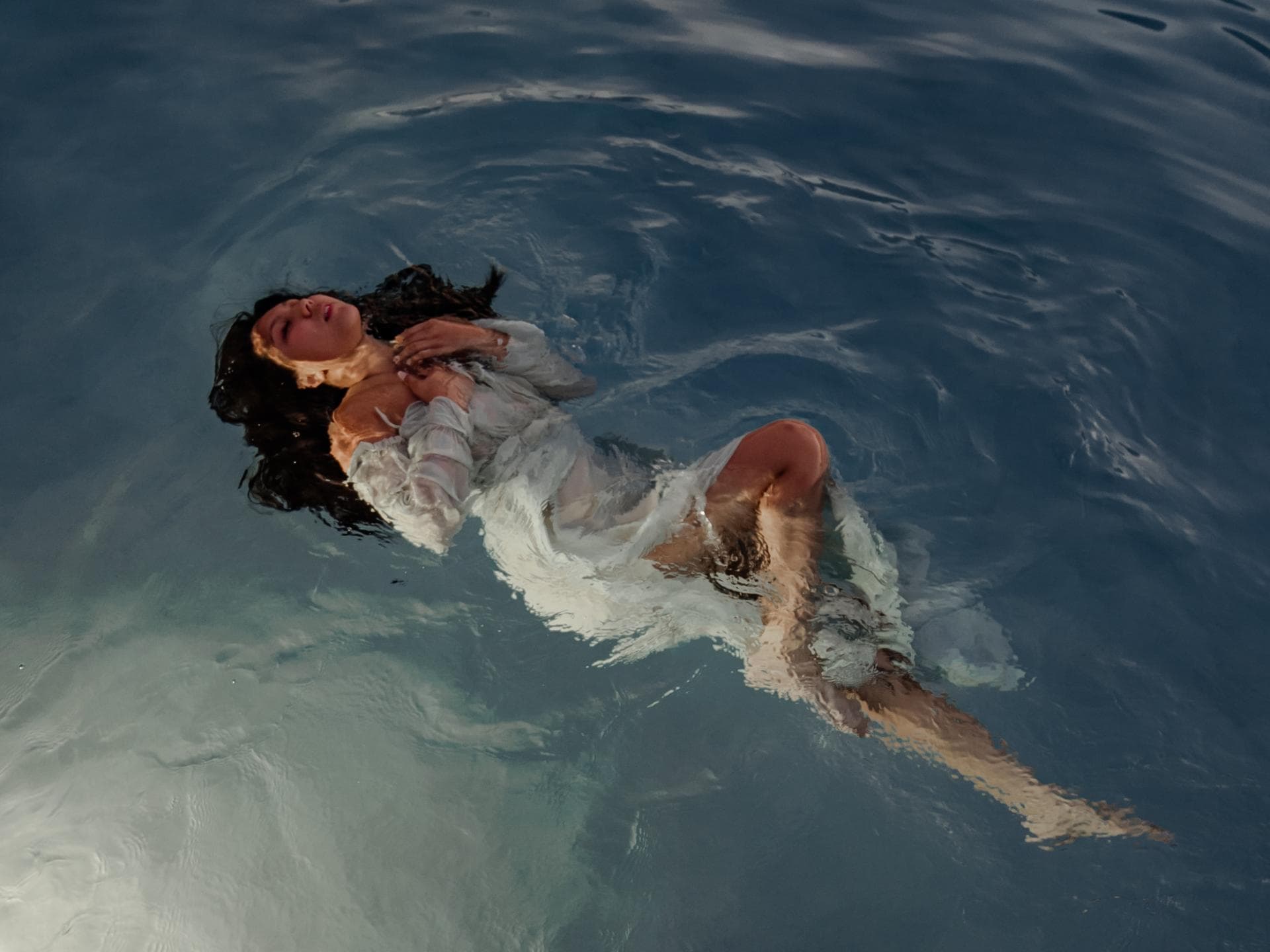 Frau im Wasser
