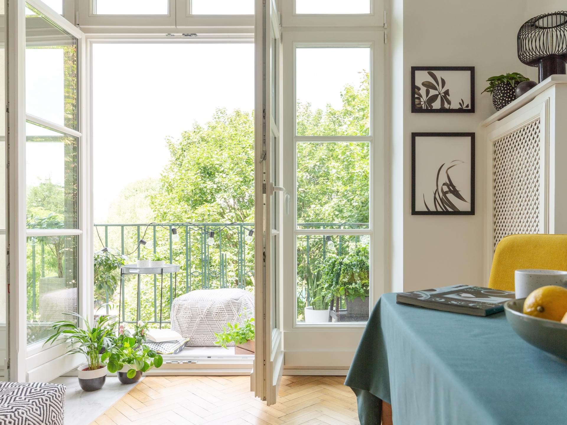 Geöffnetes Fenster