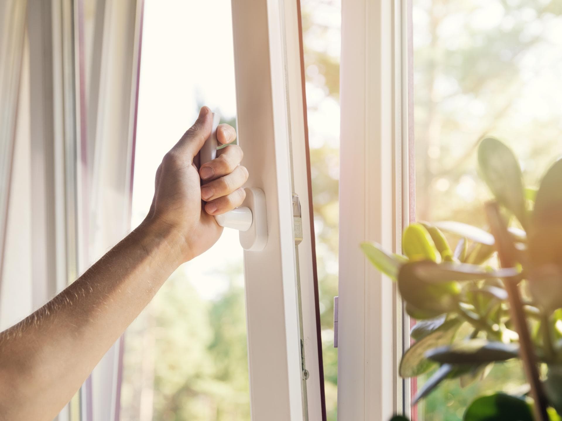 Geöffnetes Fenster