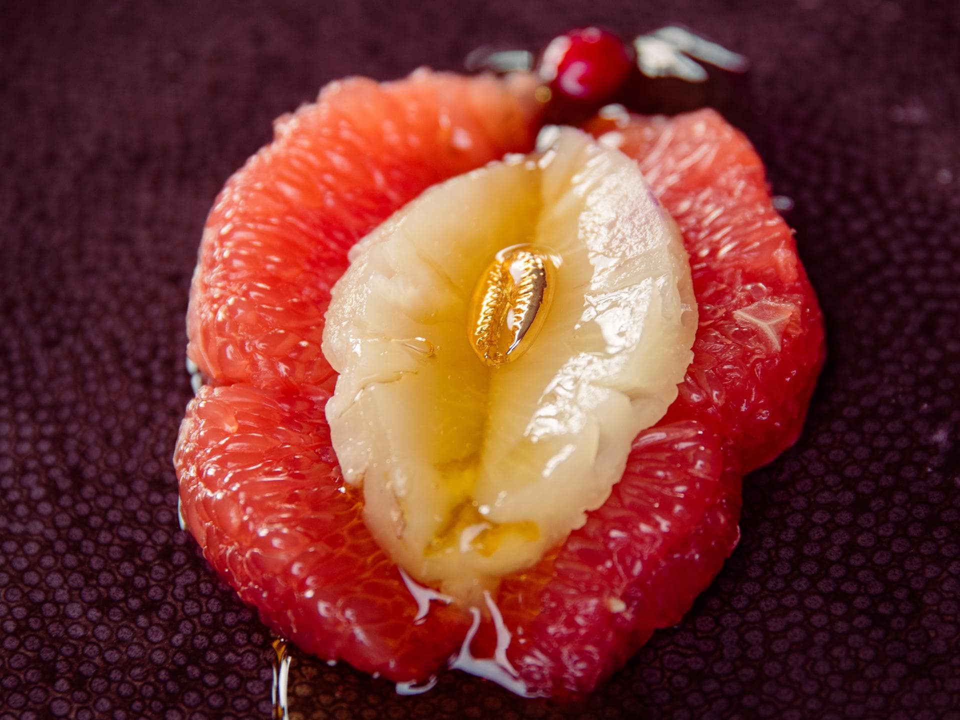 Vagina aus Früchten