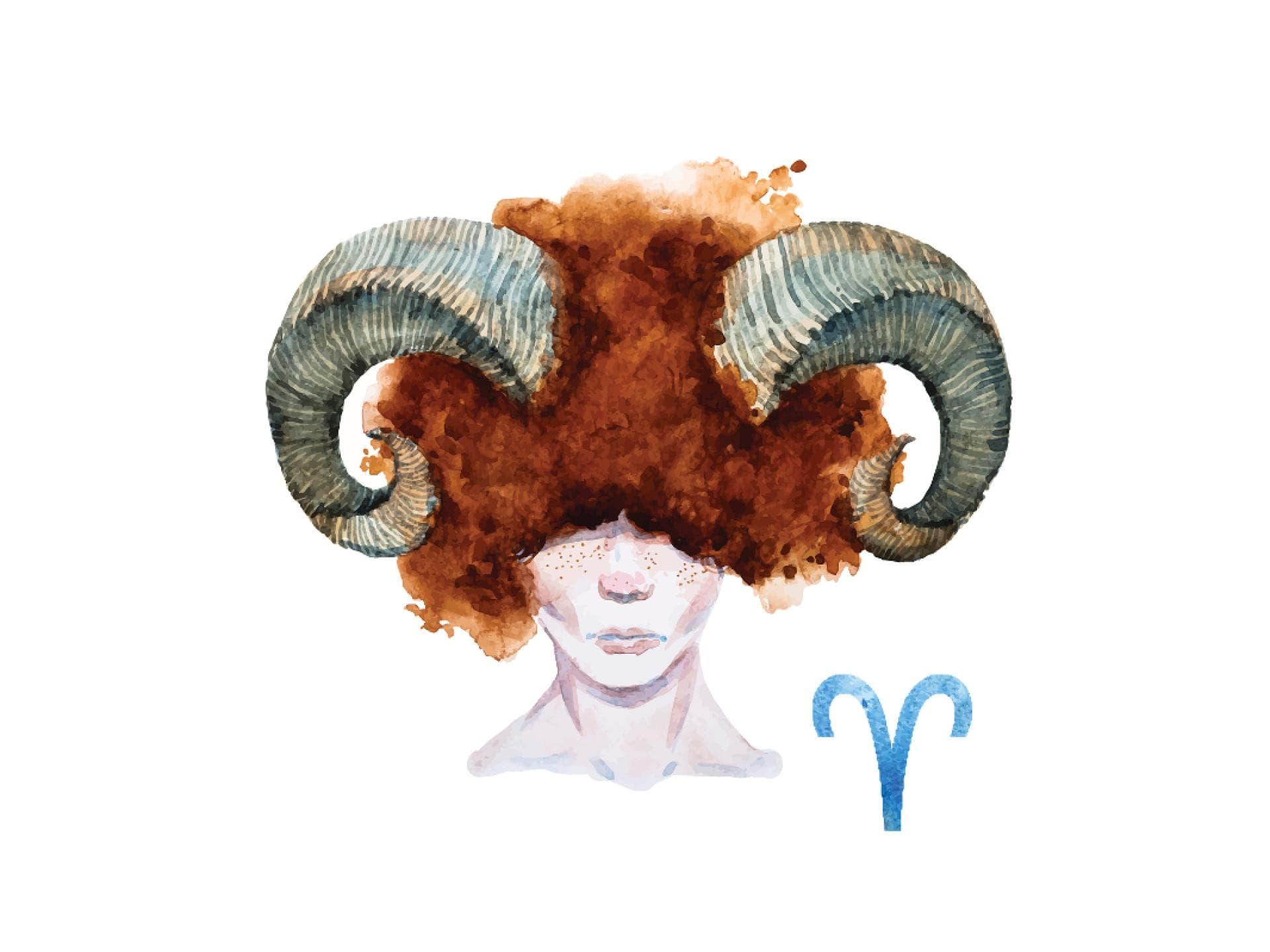 Sternzeichen Widder Illustration
