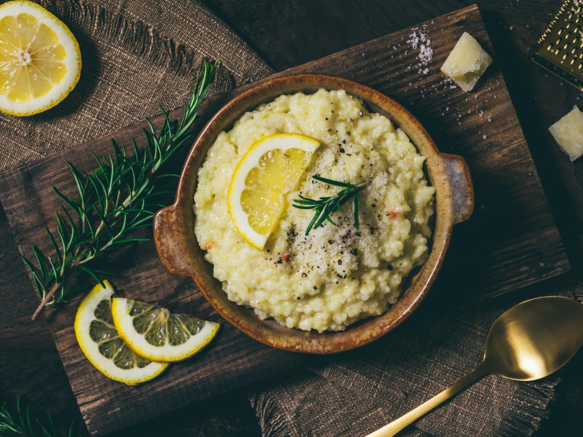 Zitronen Risotto