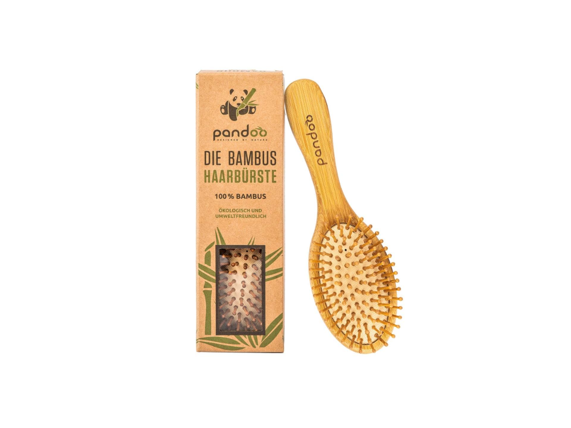 Bambus Haarbürste mit Naturborsten