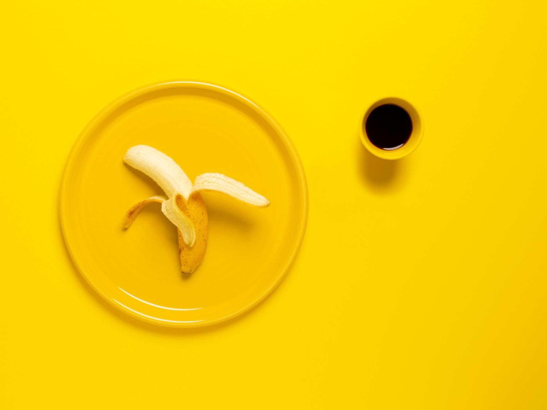 Banane Frühstück