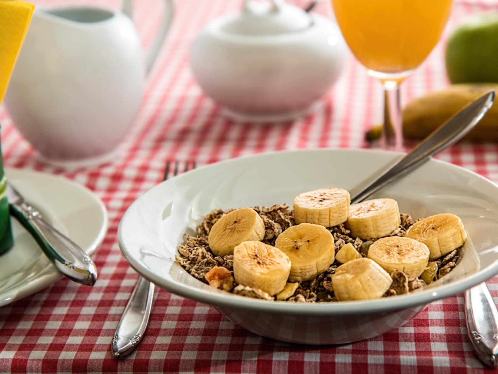 Banane zum Frühstück