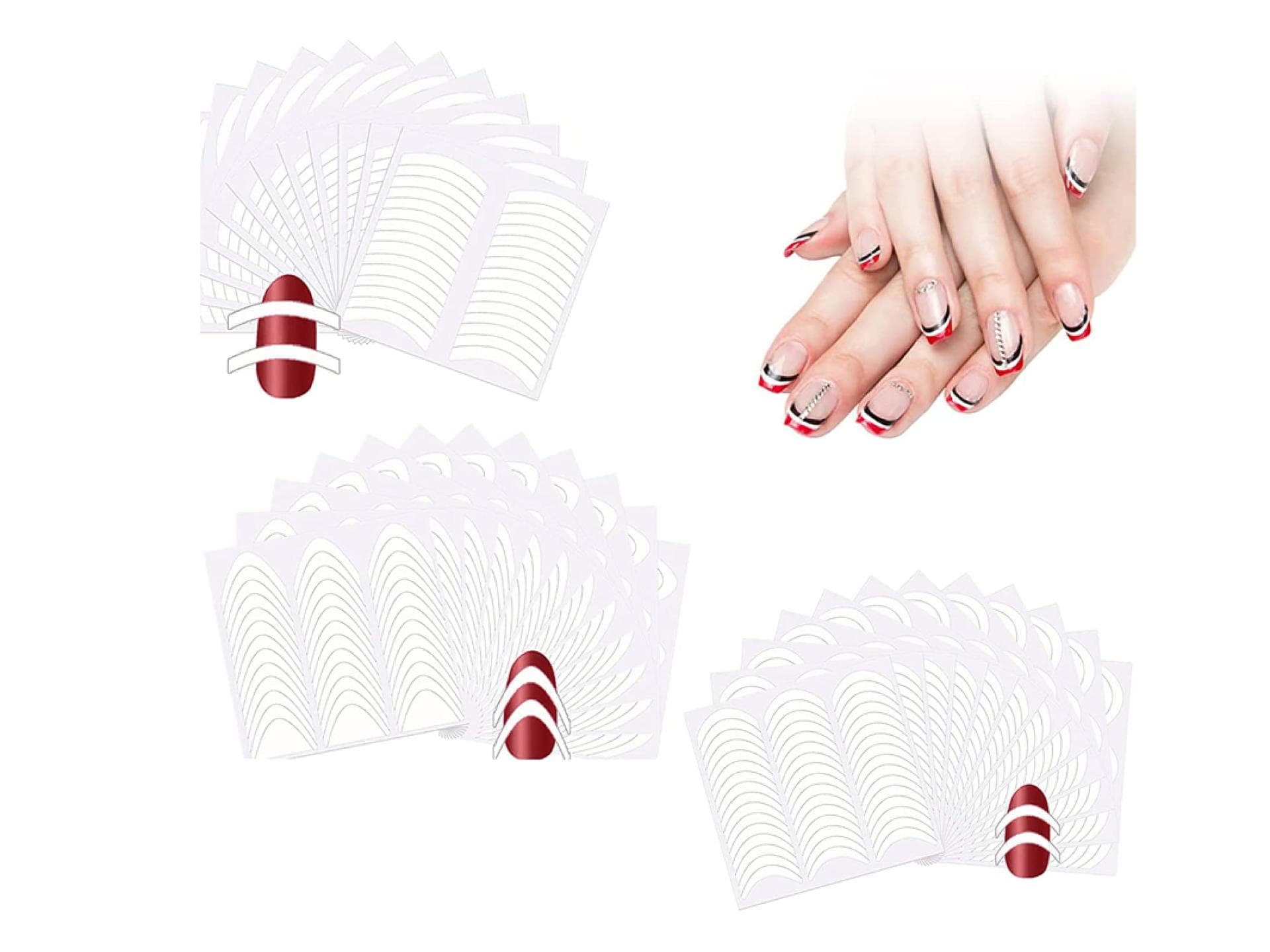 French Nails Schablonen French Nails Schablonen