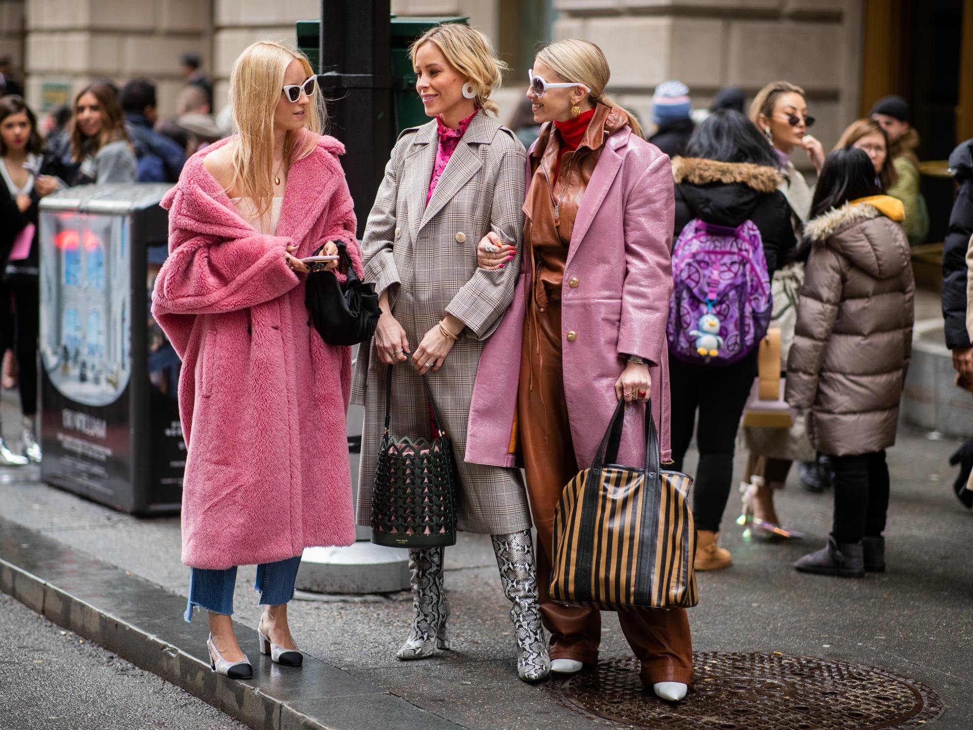 Fashion Week pinke Outfits