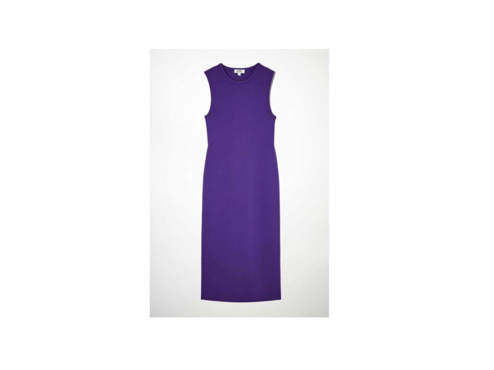 COS Strickkleid lila