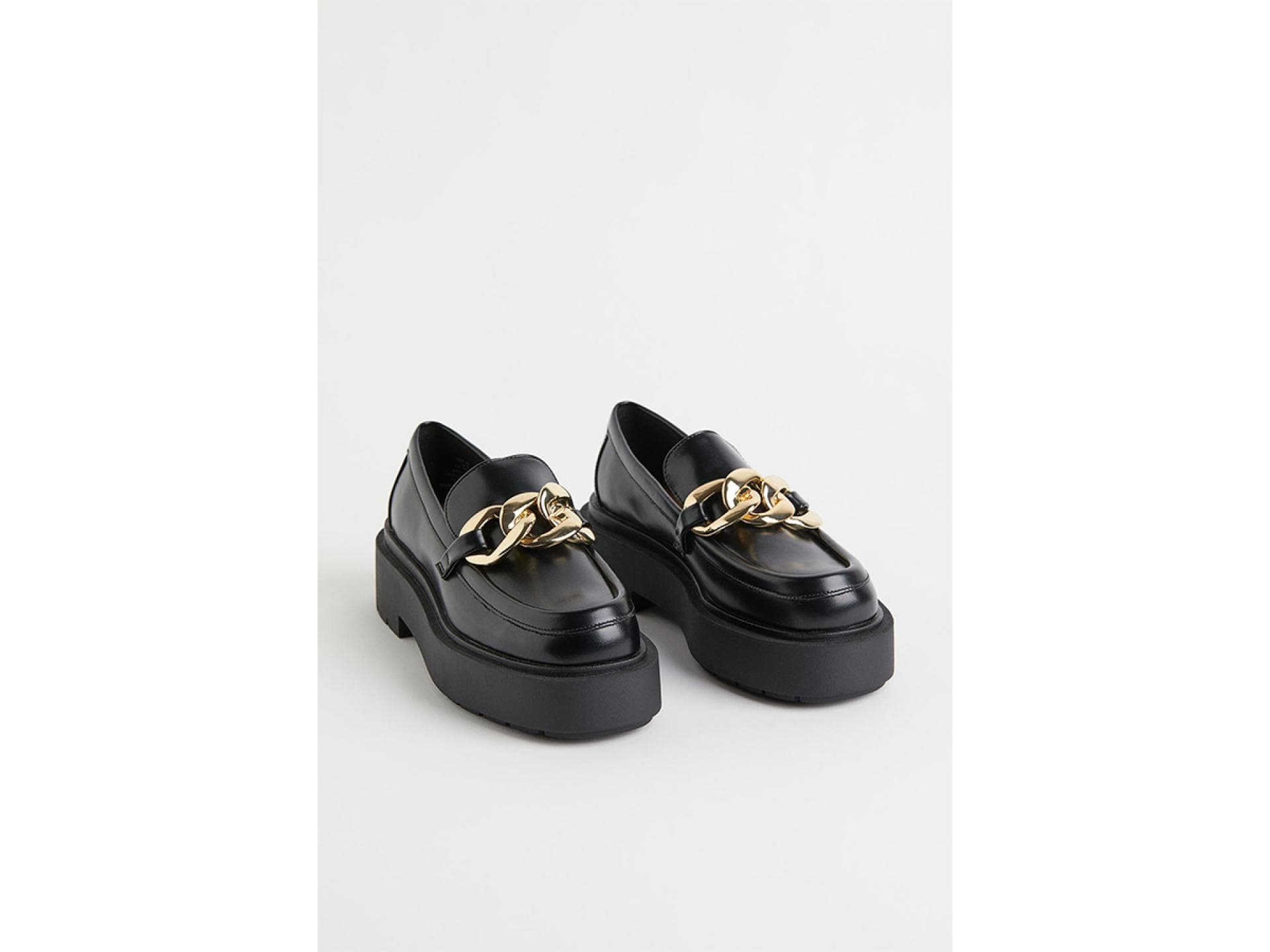 Schwarze Loafer