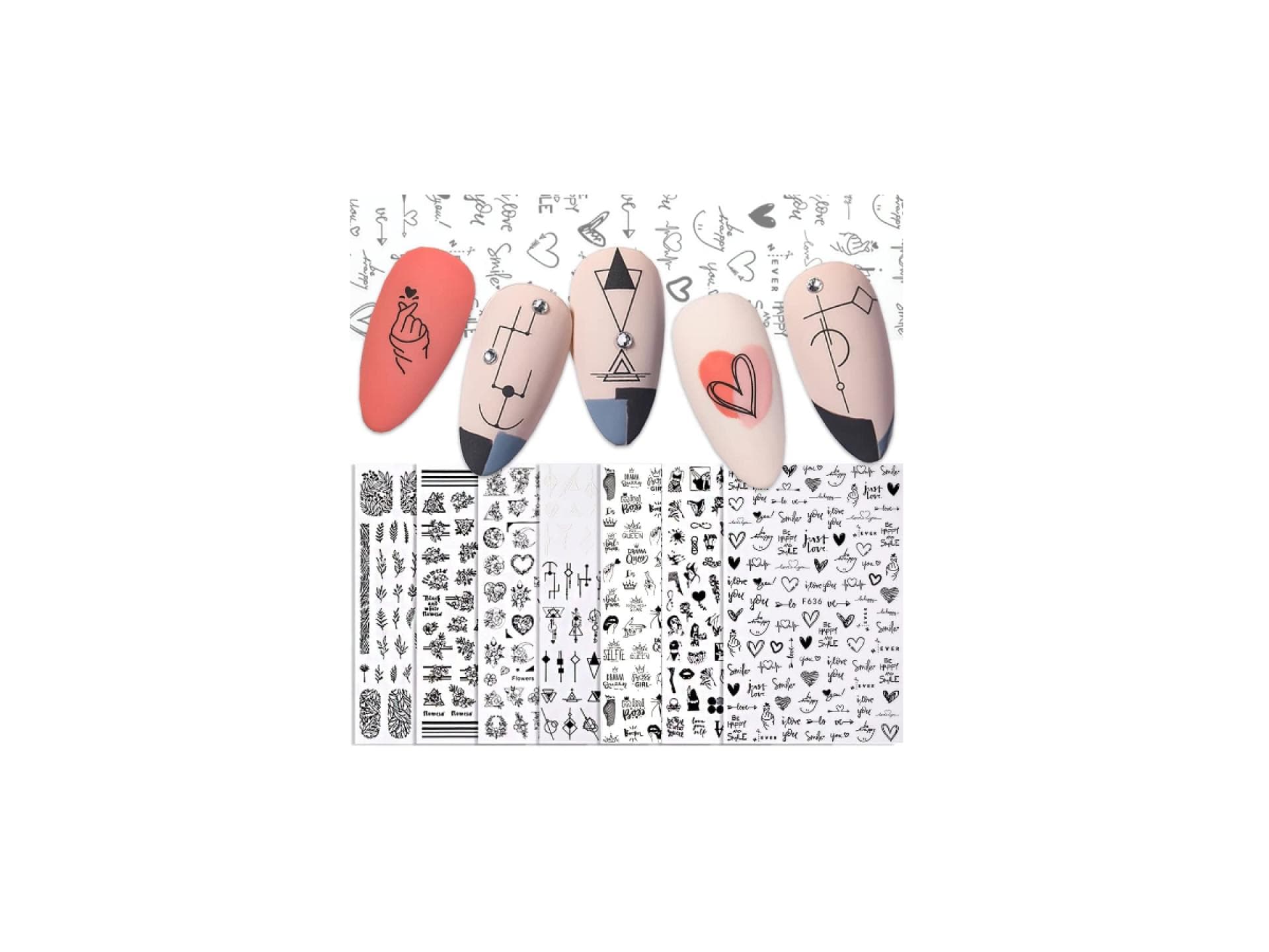 Nagelsticker Set