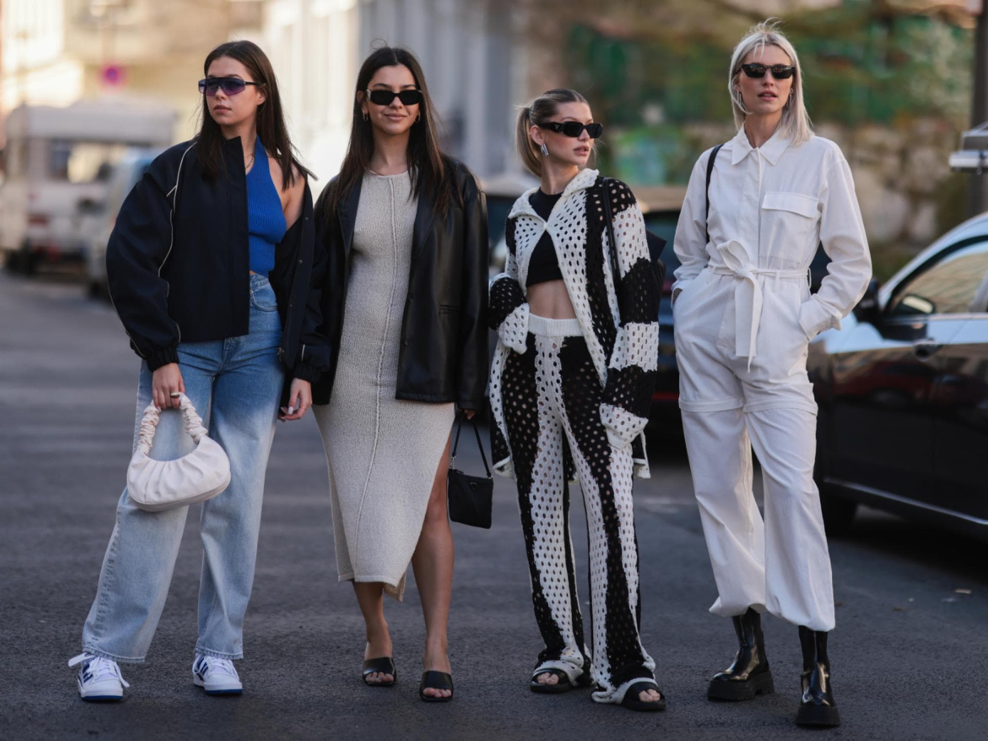Gruppe Frauen Streetstyle