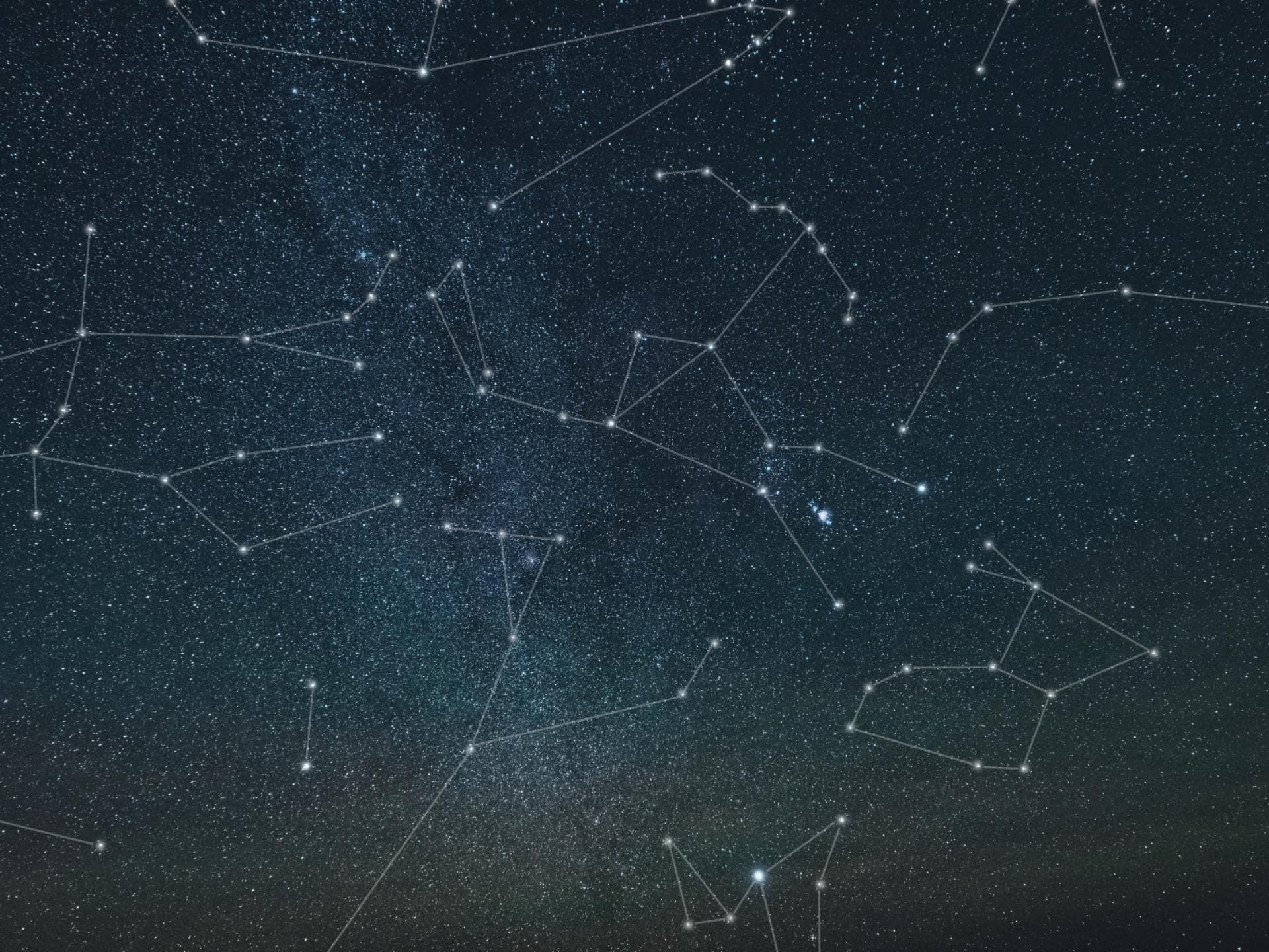 Tageshoroskop für alle Sternzeichen Sternenbilder am Himmel