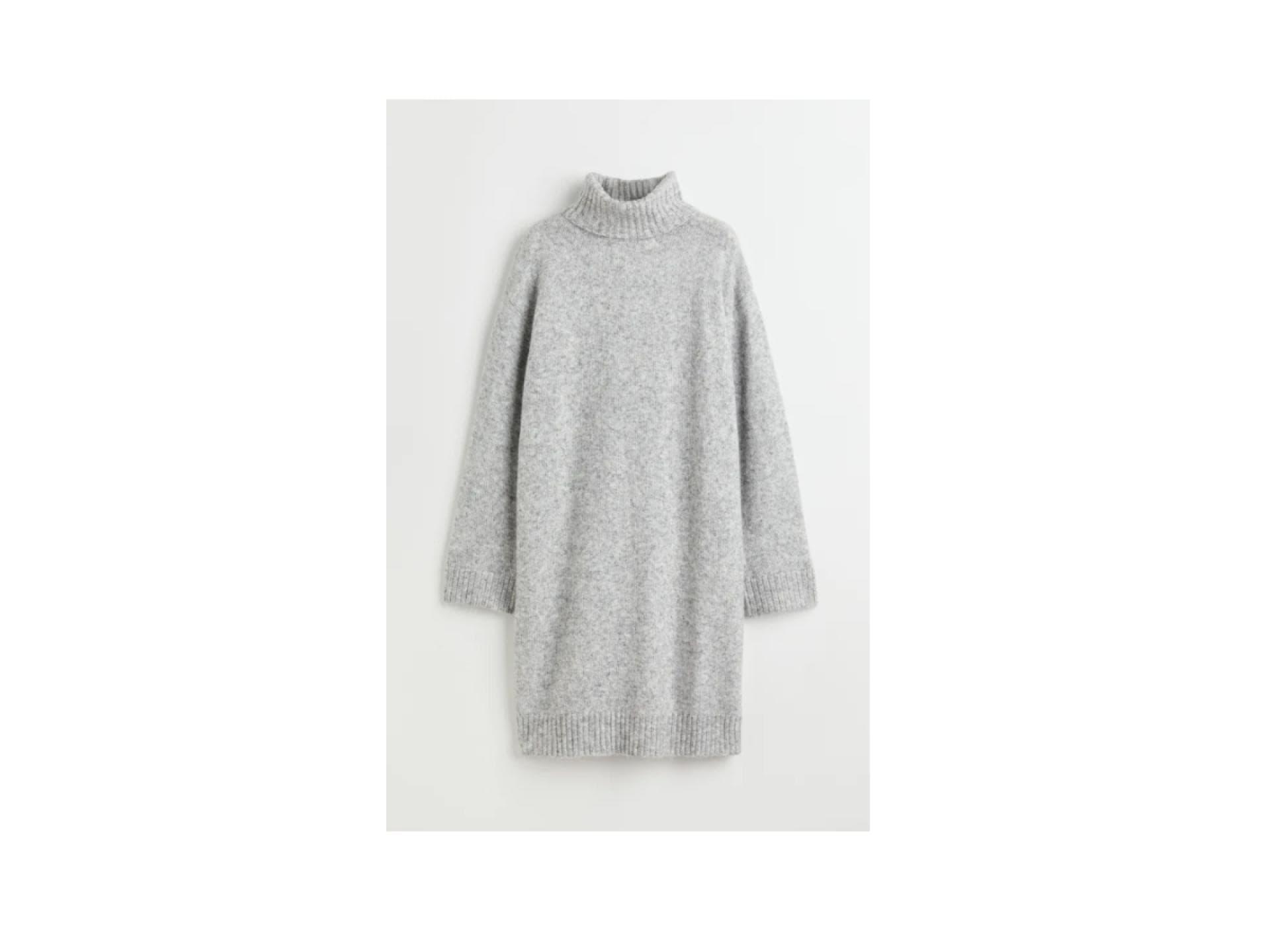 Strickkleid mit Rollkragen von H&M