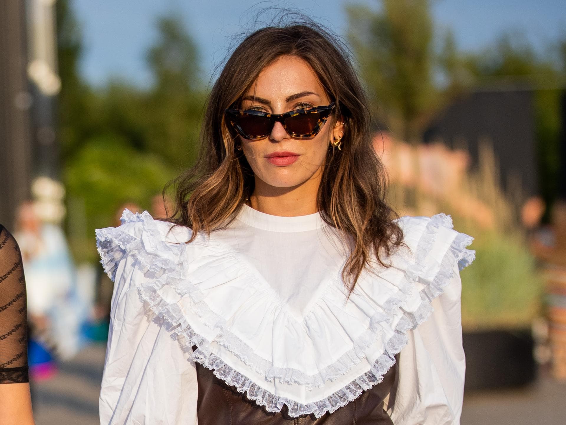 Bluse mit Kragen