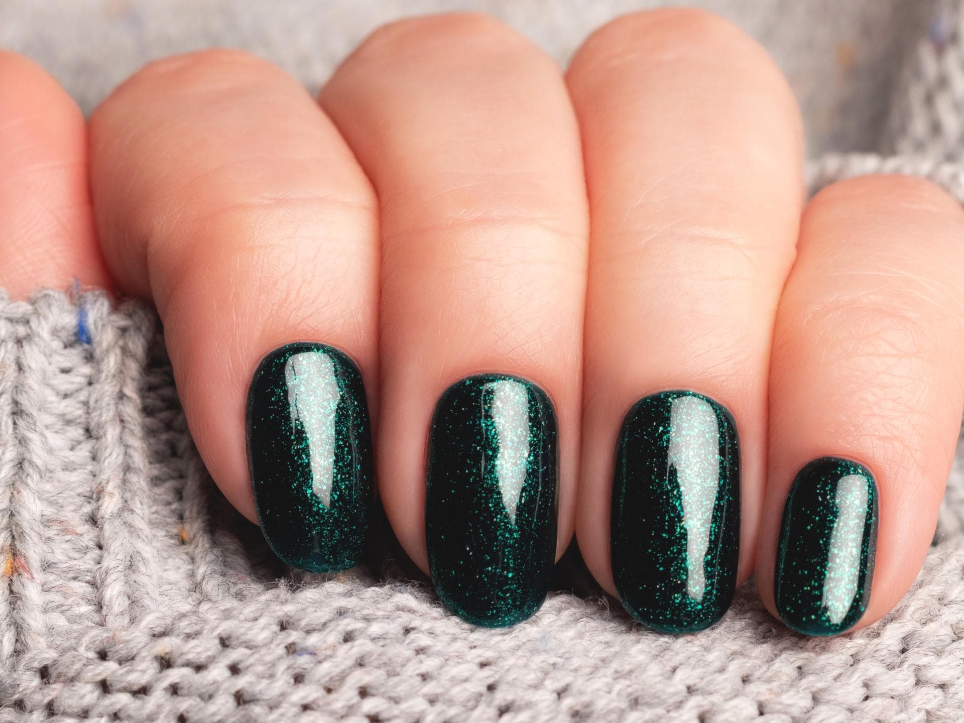 Nageltrend Smaragdgrün