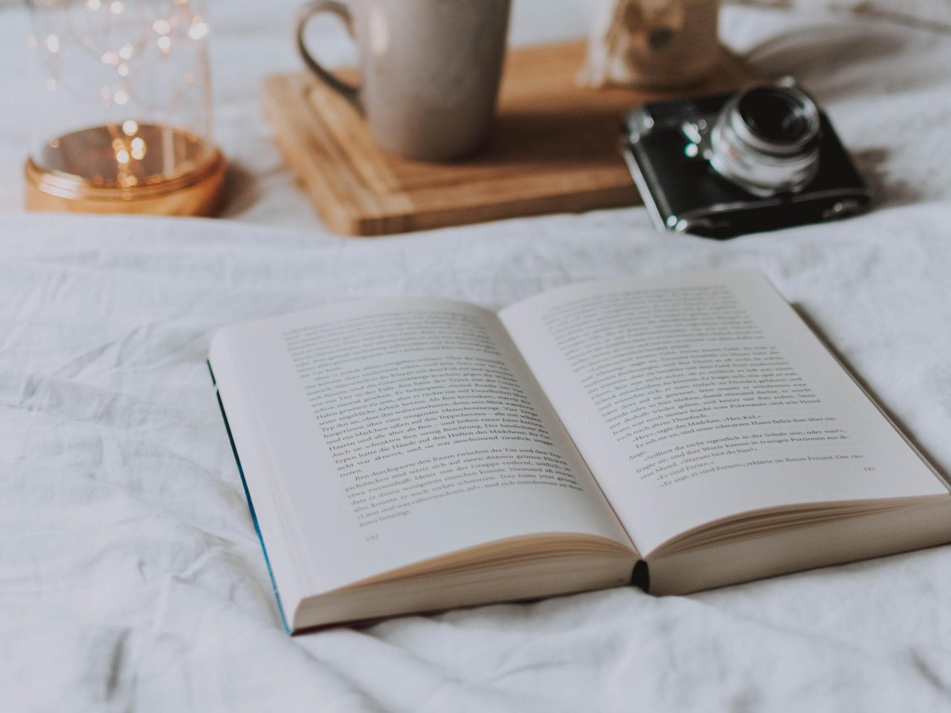 Bücher im Herbst